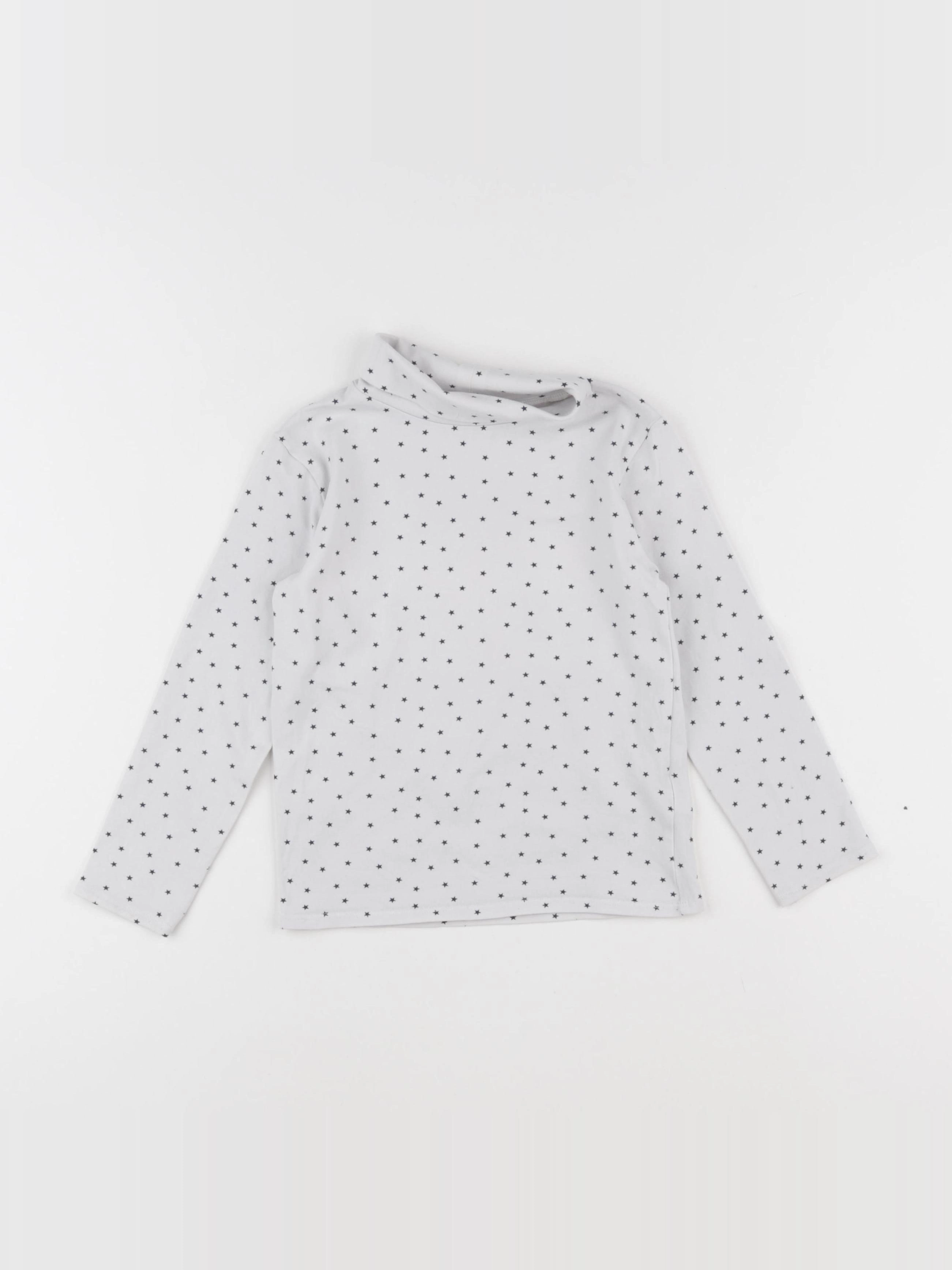 Vertbaudet - sous-pull blanc - 5 ans
