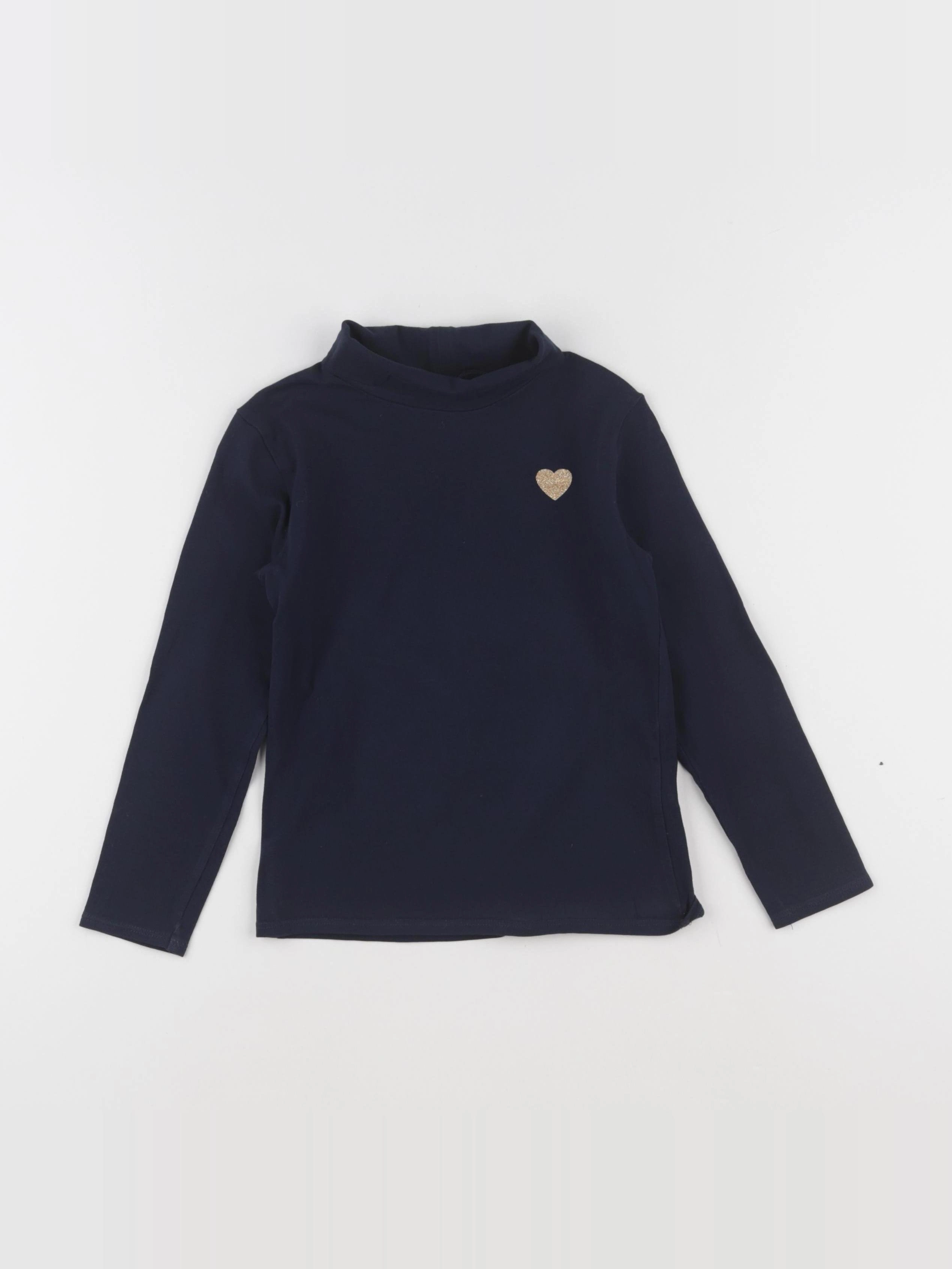 Vertbaudet - sous-pull bleu - 5 ans