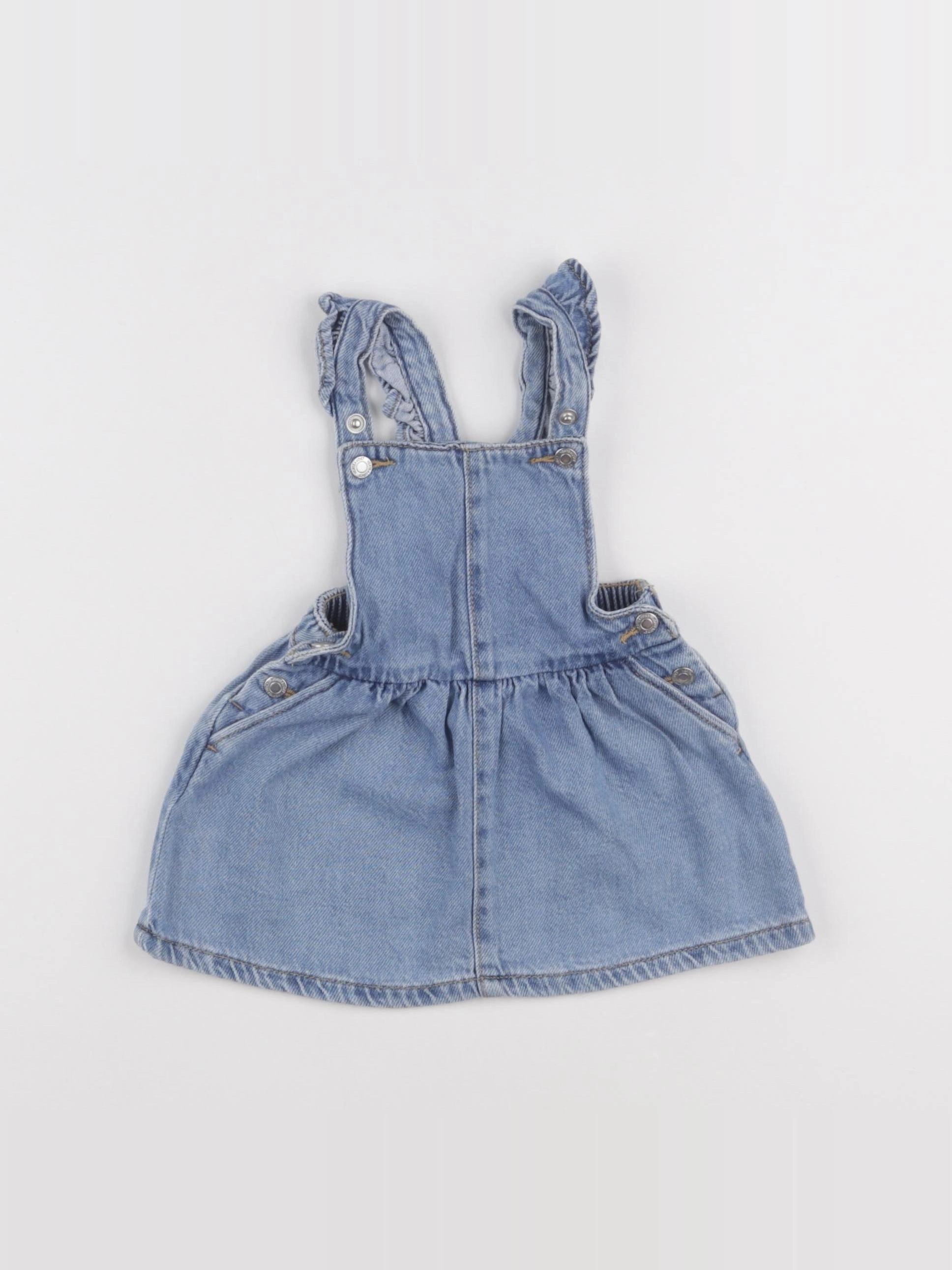 Vertbaudet - robe bleu - 9 mois