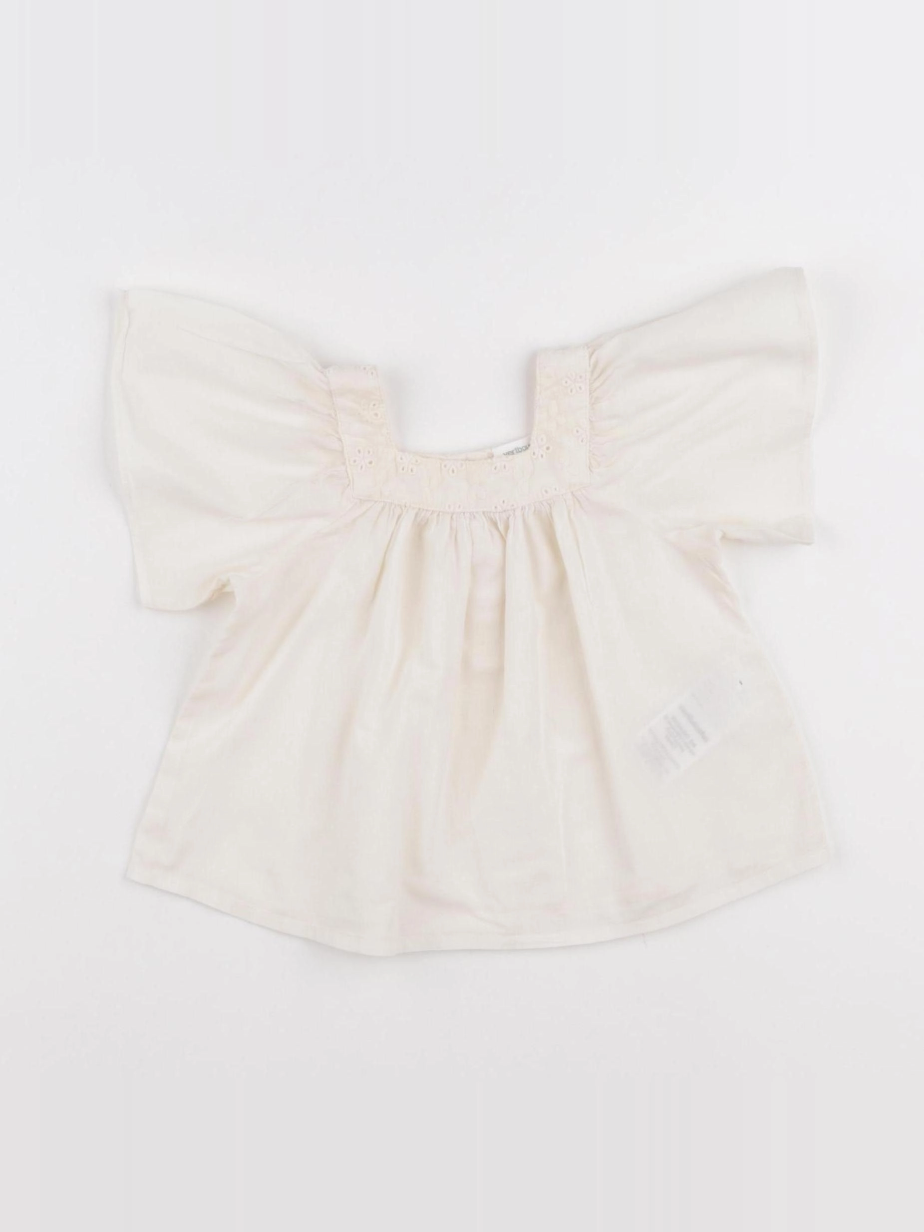 Vertbaudet - blouse beige - 6 mois