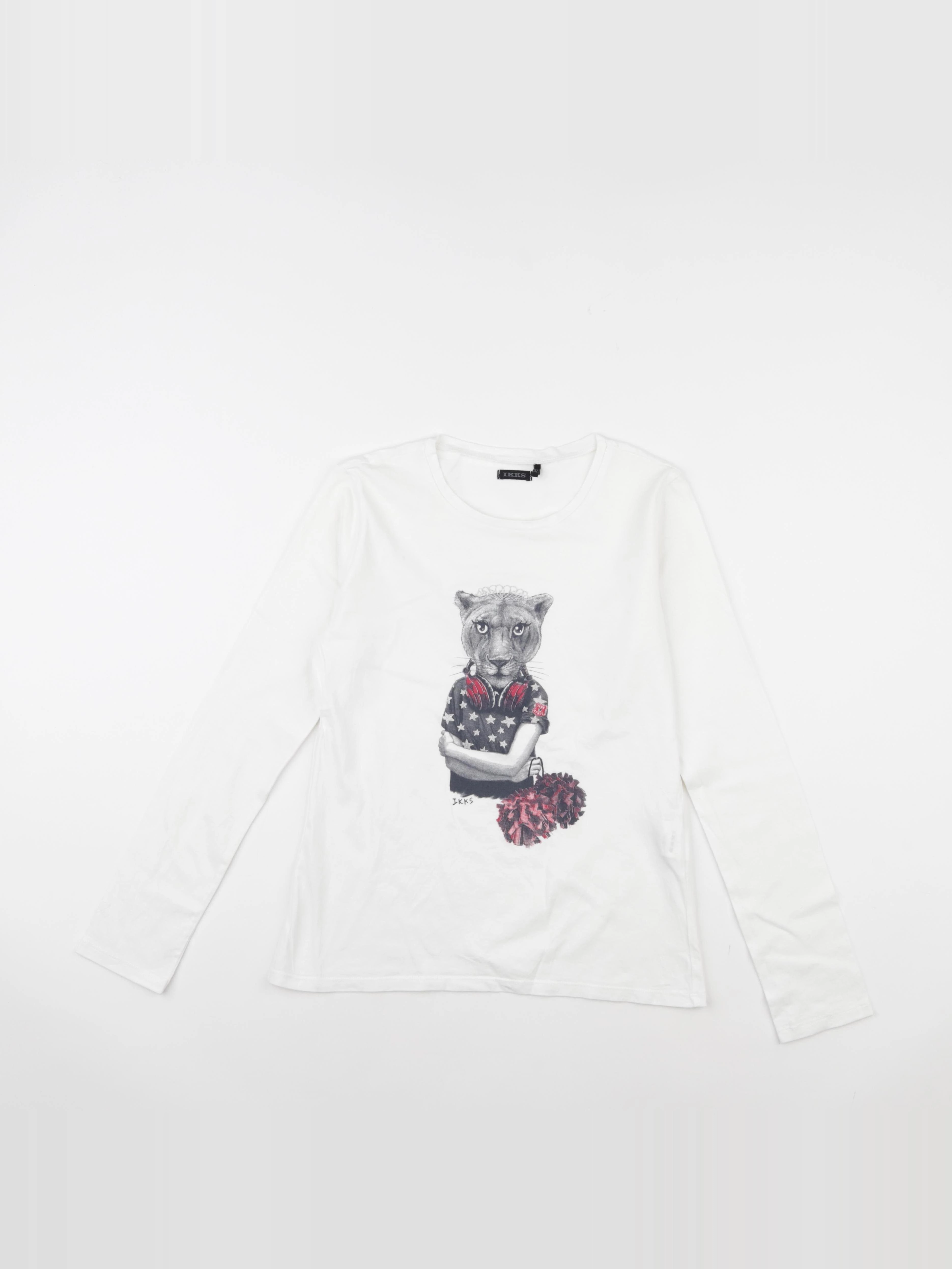 IKKS - tee-shirt blanc - 12 ans