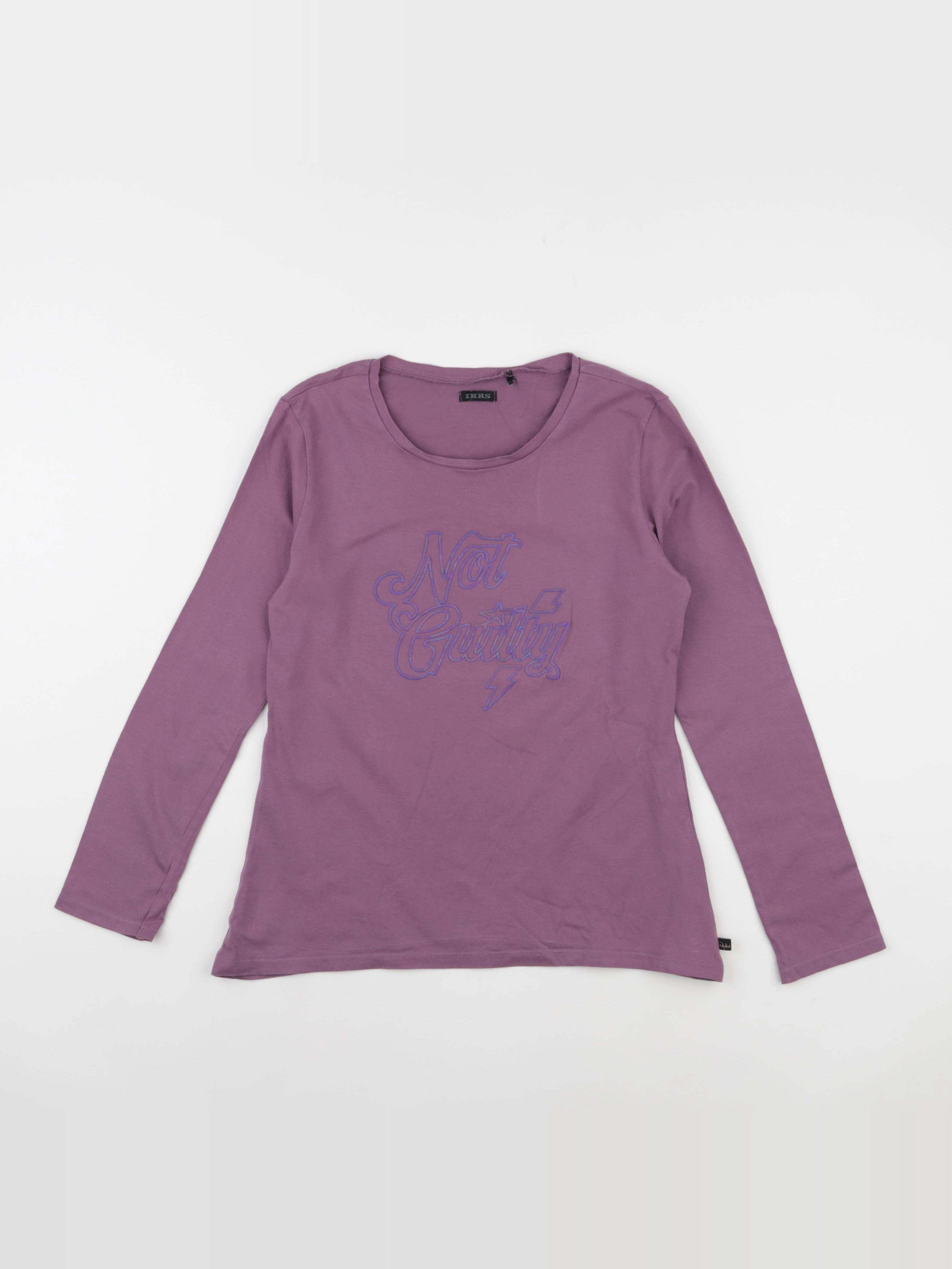 IKKS - tee-shirt violet - 12 ans