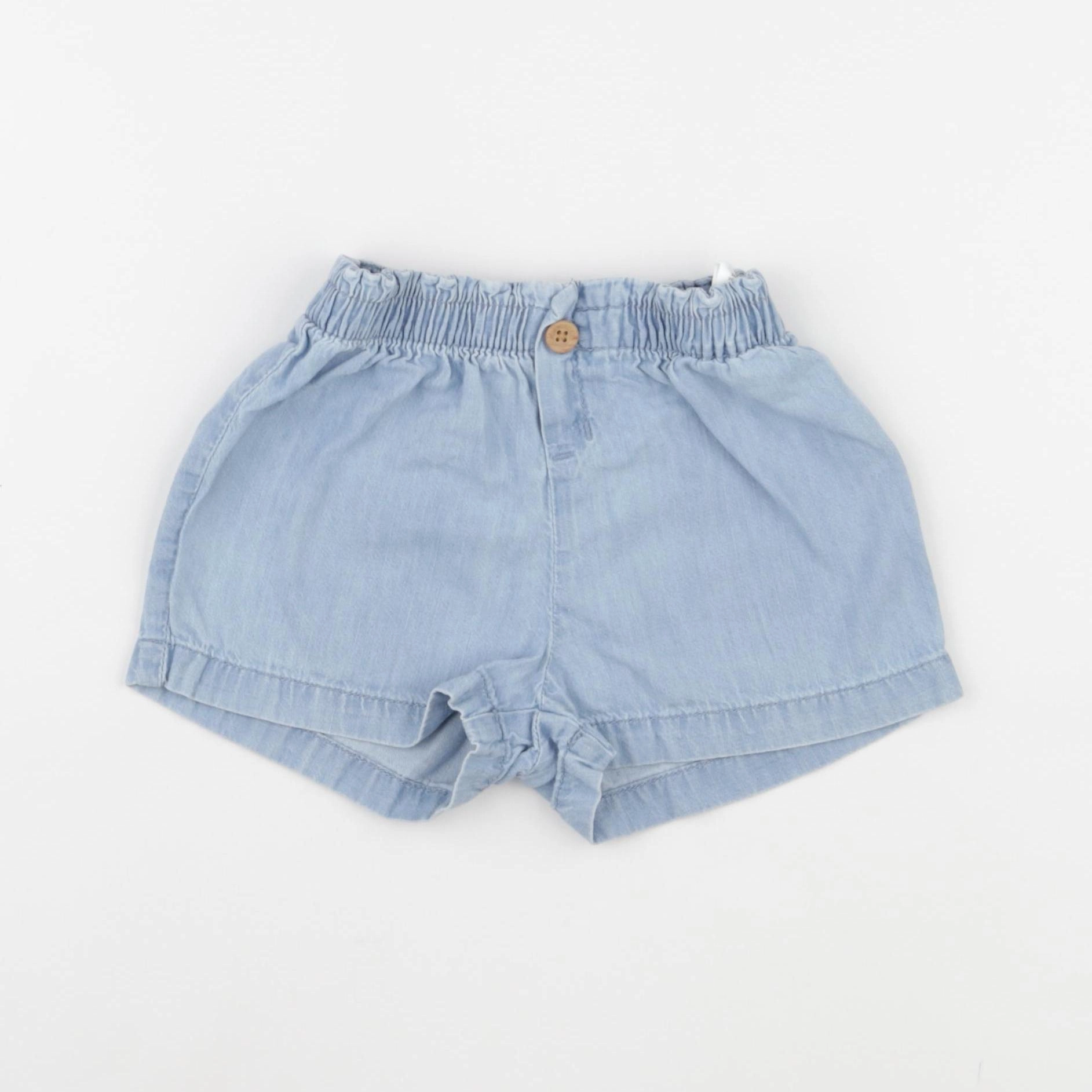 H&M - short bleu - 9/12 mois