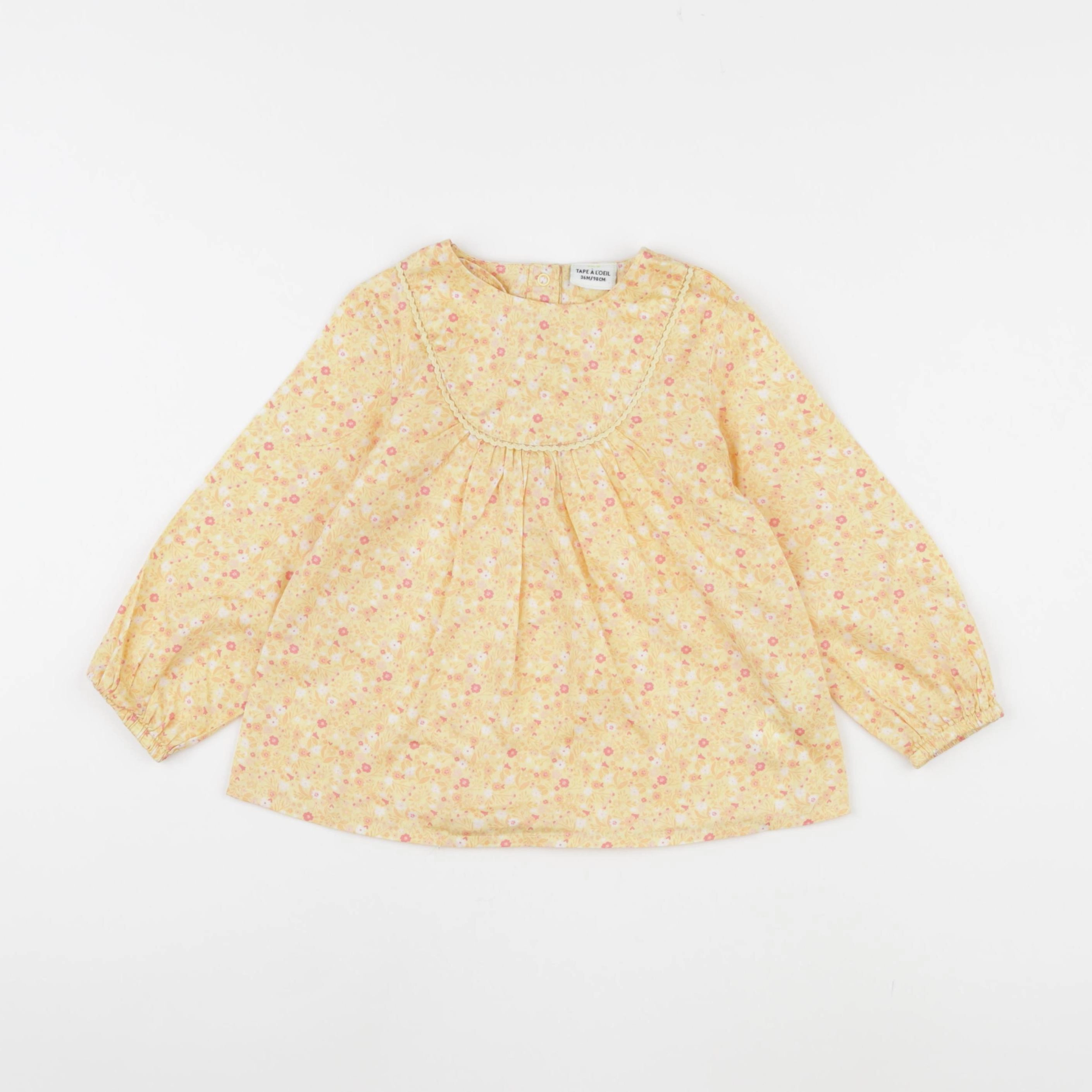 Tape à l'oeil - blouse jaune - 36 mois