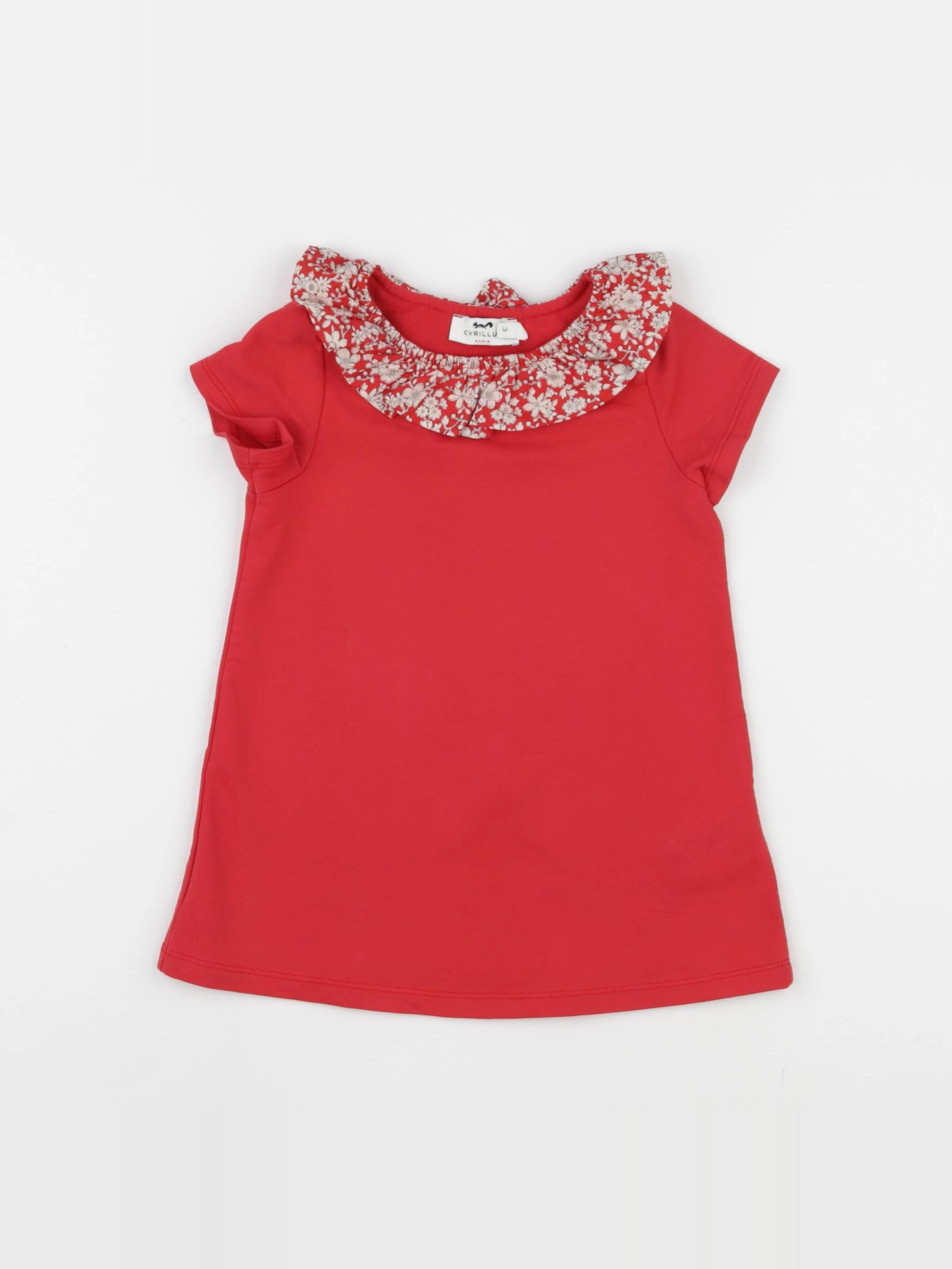 Cyrillus - robe rouge - 3 ans