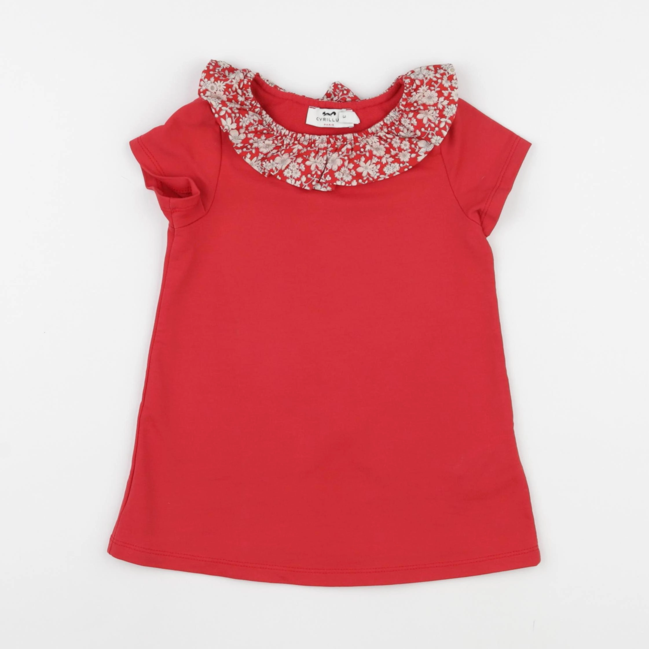 Cyrillus - robe rouge - 3 ans