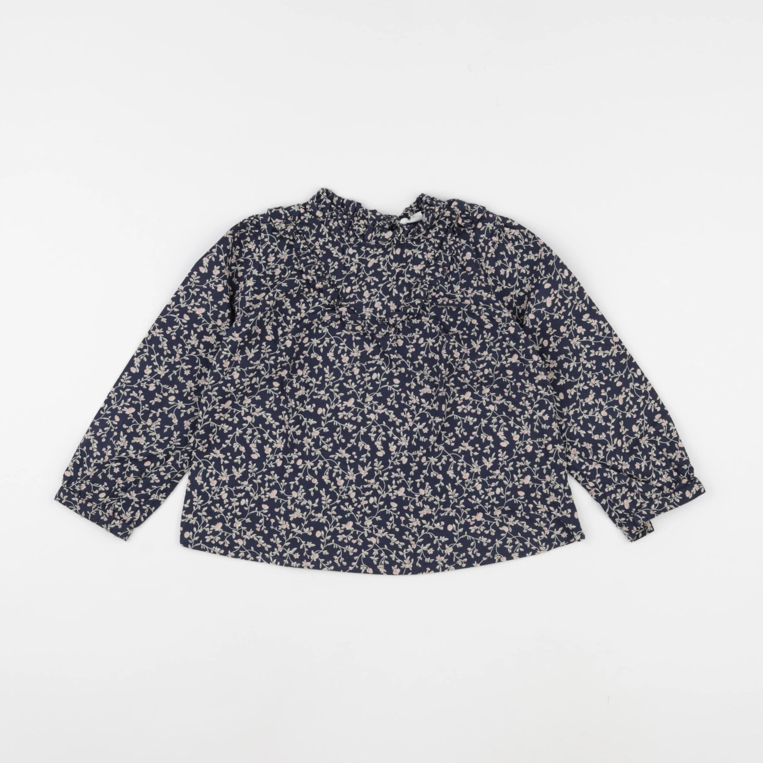 Vertbaudet - blouse bleu - 4 ans