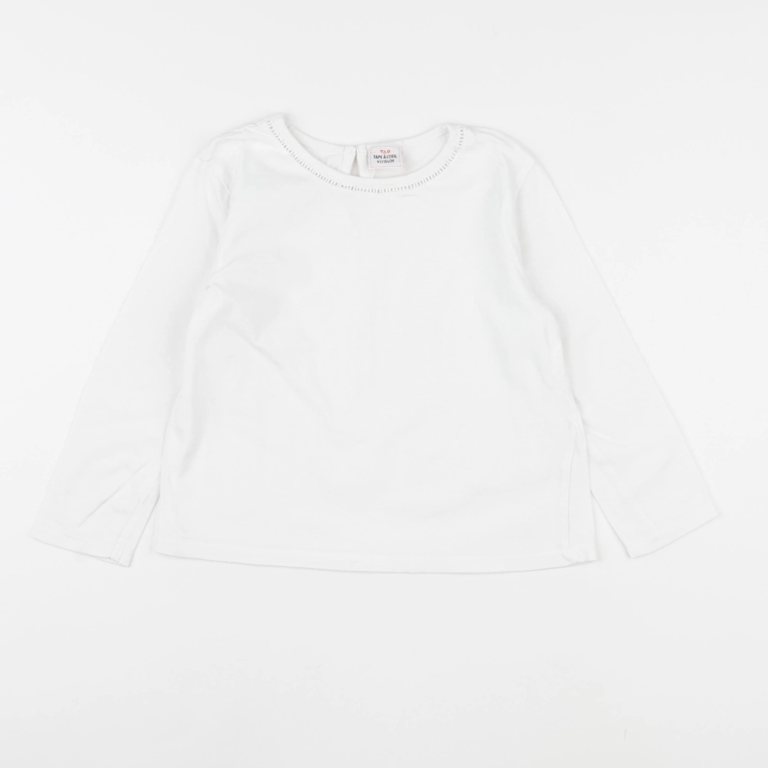 Tape à l'oeil - tee-shirt blanc - 4 ans