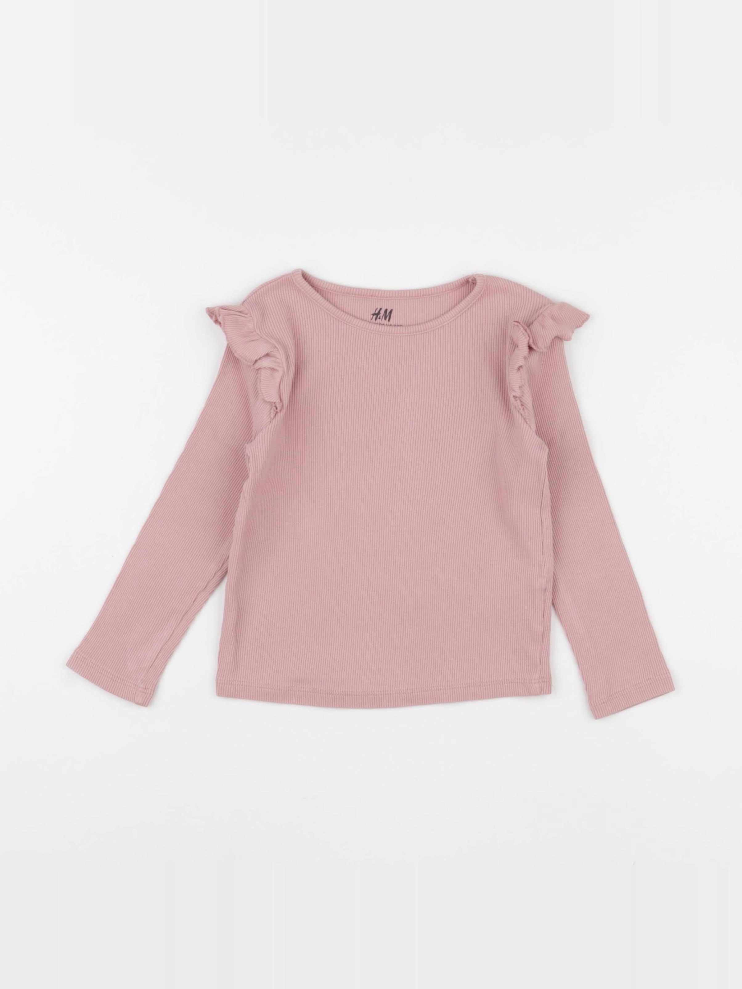 H&M - tee-shirt rose - 2/4 ans