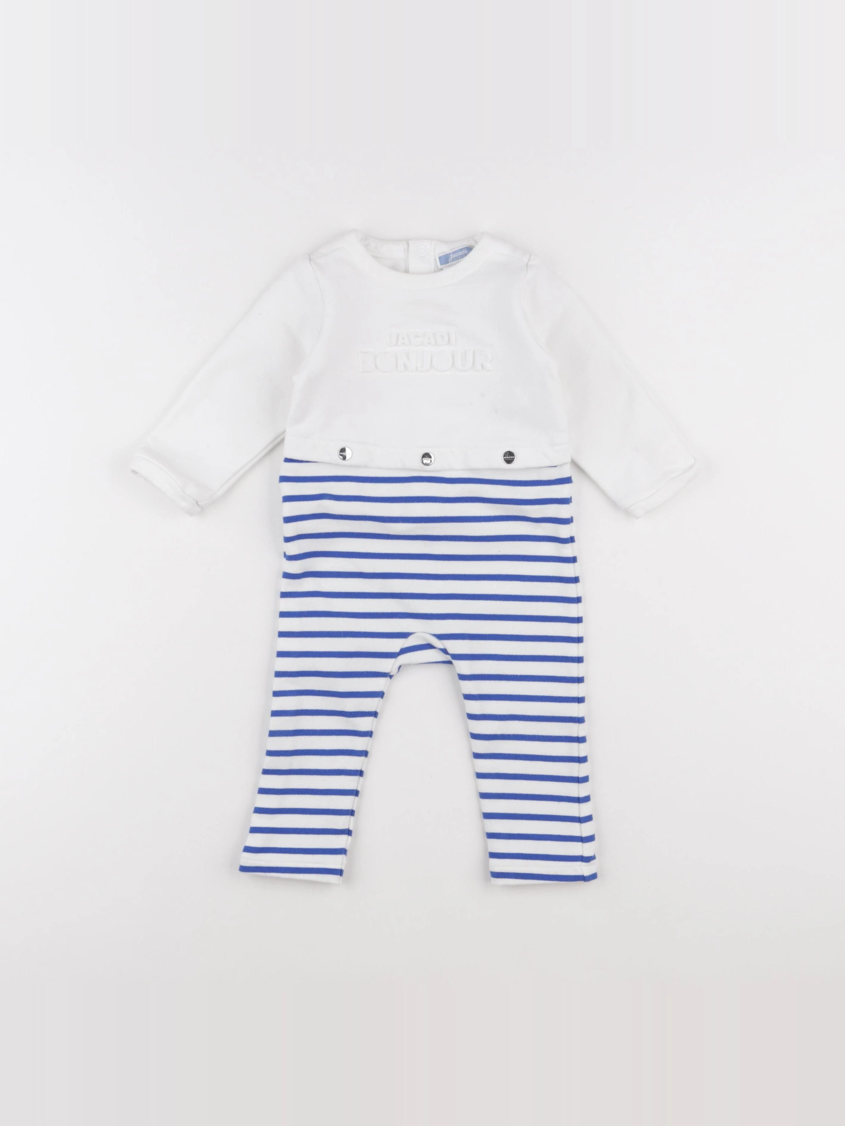 Jacadi - combinaison blanc - 12 mois