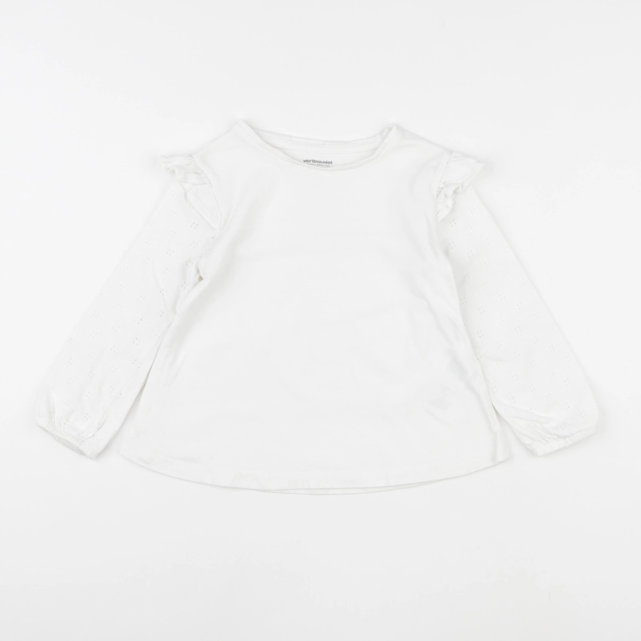 Vertbaudet - tee-shirt blanc - 4 ans