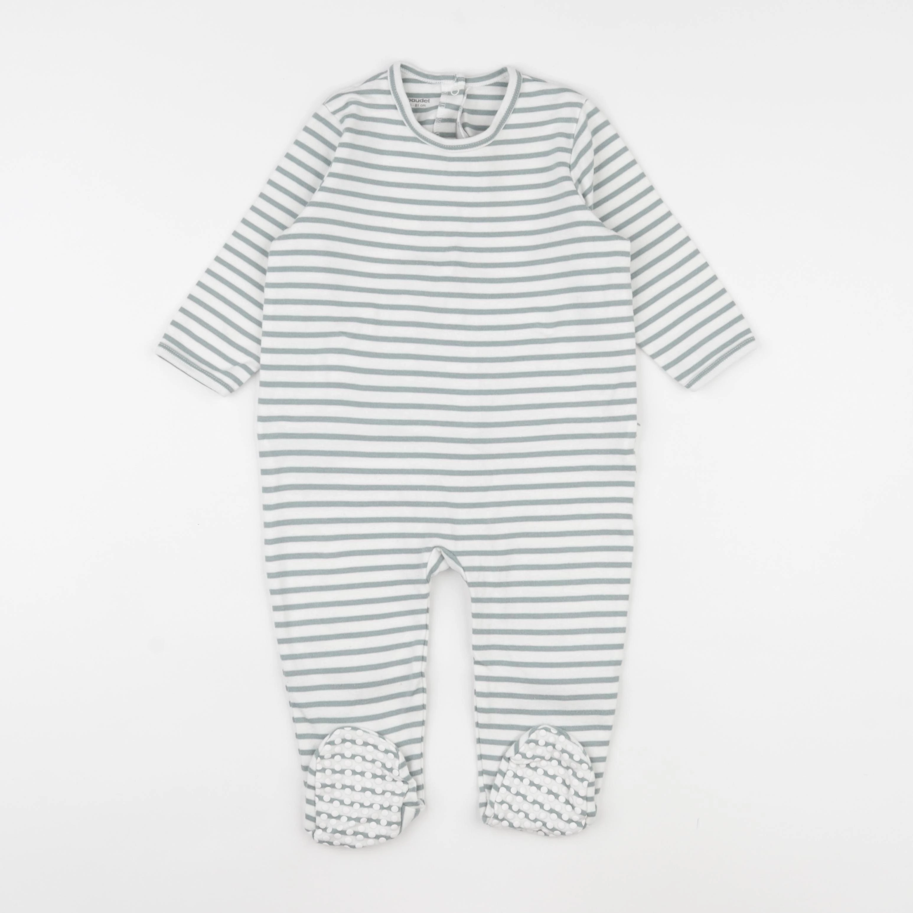 Vertbaudet - pyjama coton bleu - 18 mois