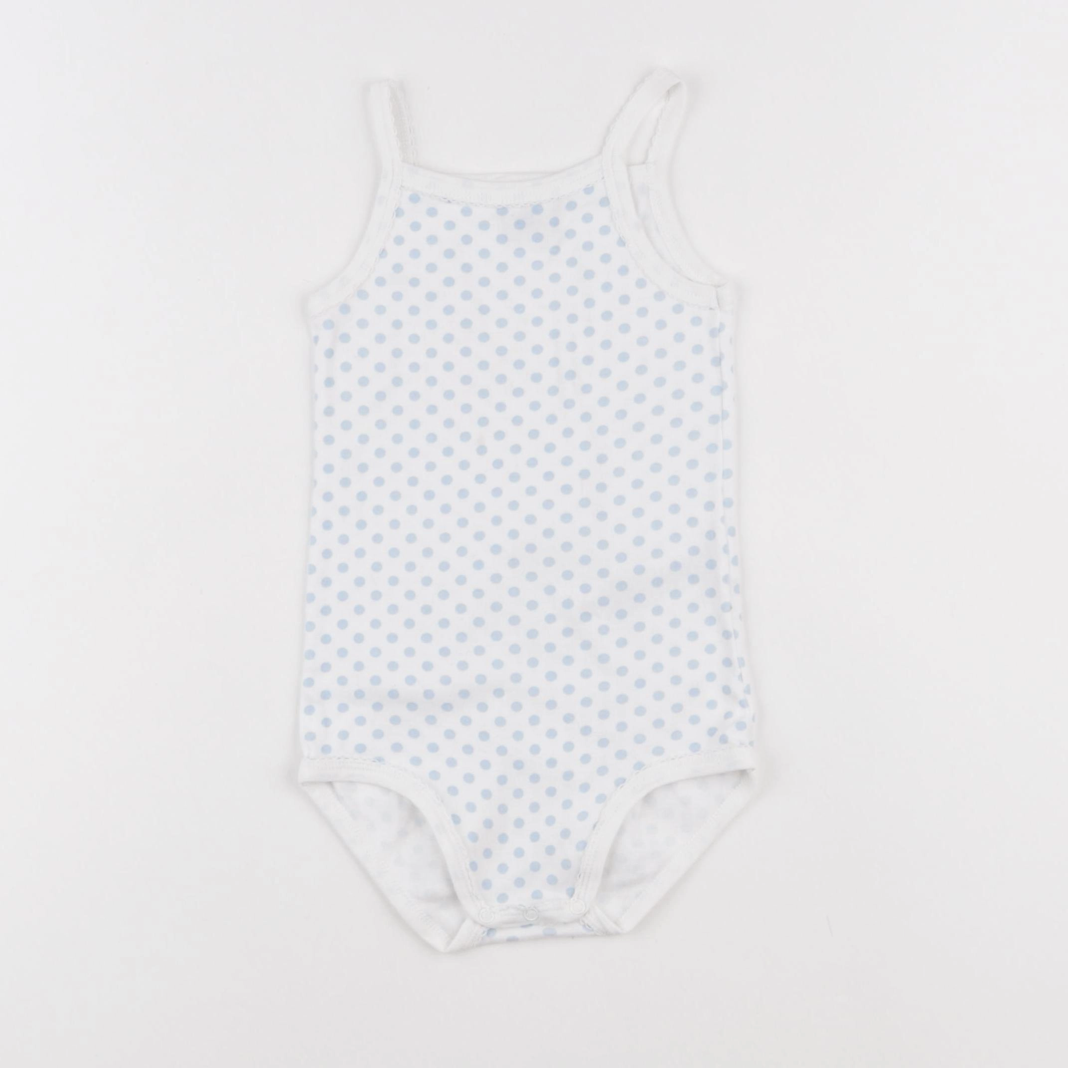 Petit Bateau - body blanc - 36 mois