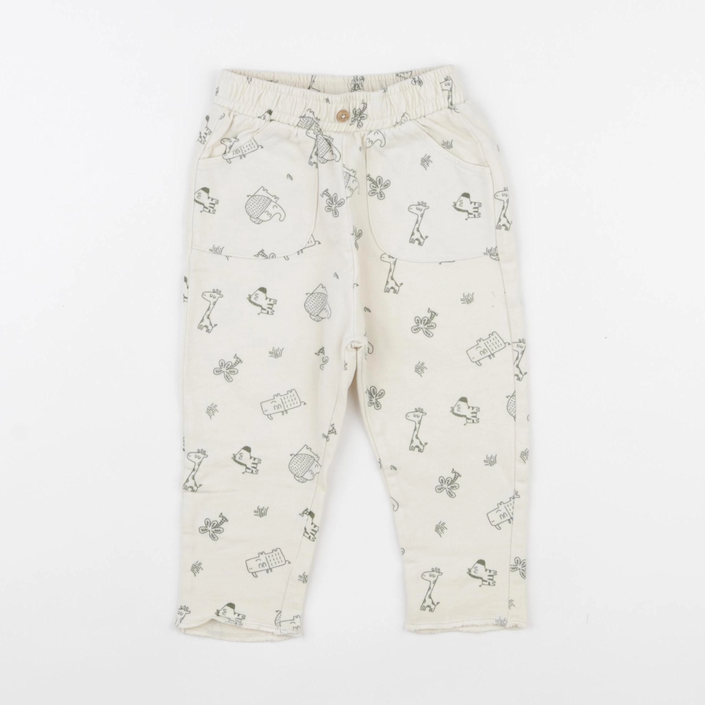 Vertbaudet - jogging beige - 12 mois