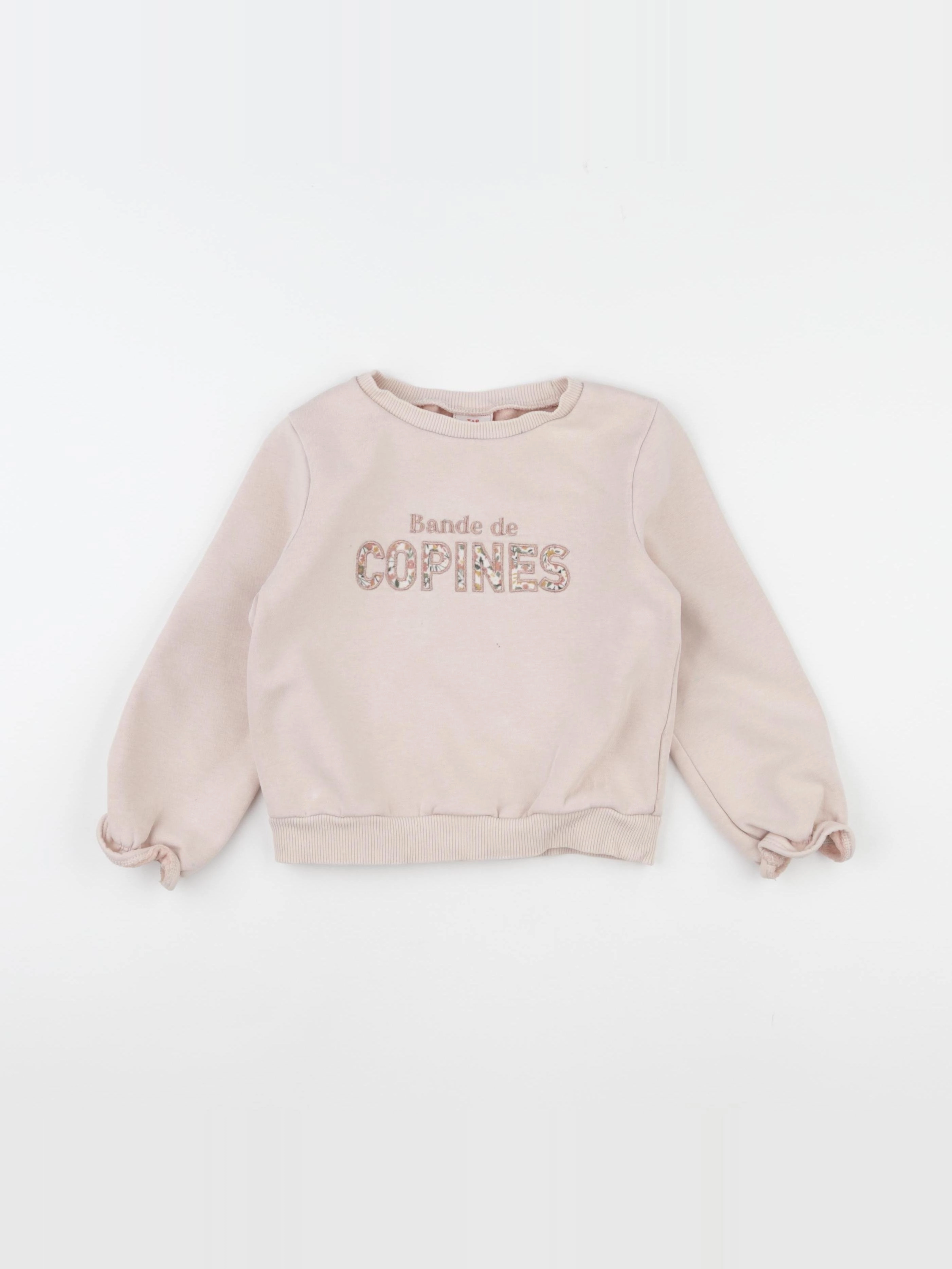 Tape à l'oeil - sweat rose - 4 ans
