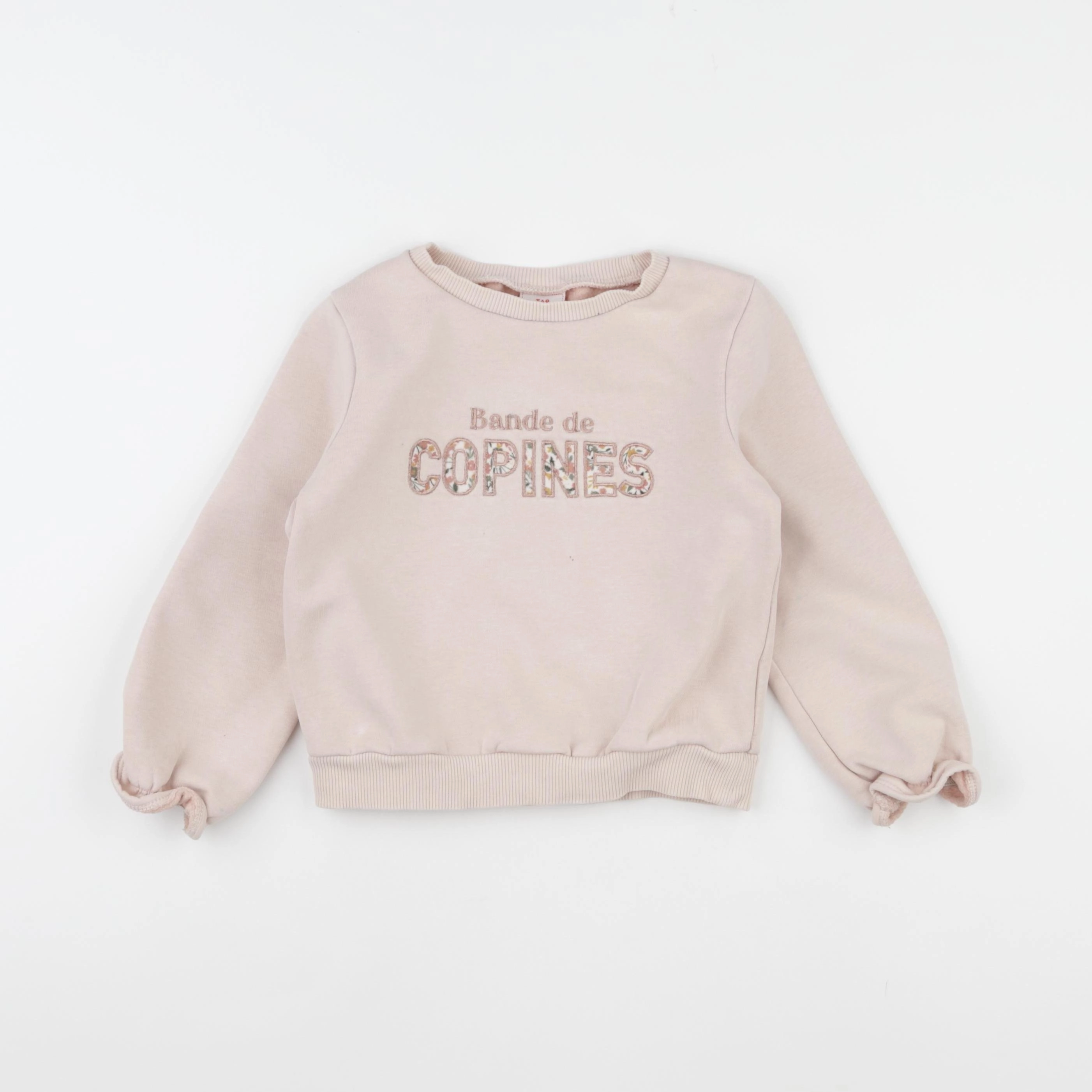 Tape à l'oeil - sweat rose - 4 ans