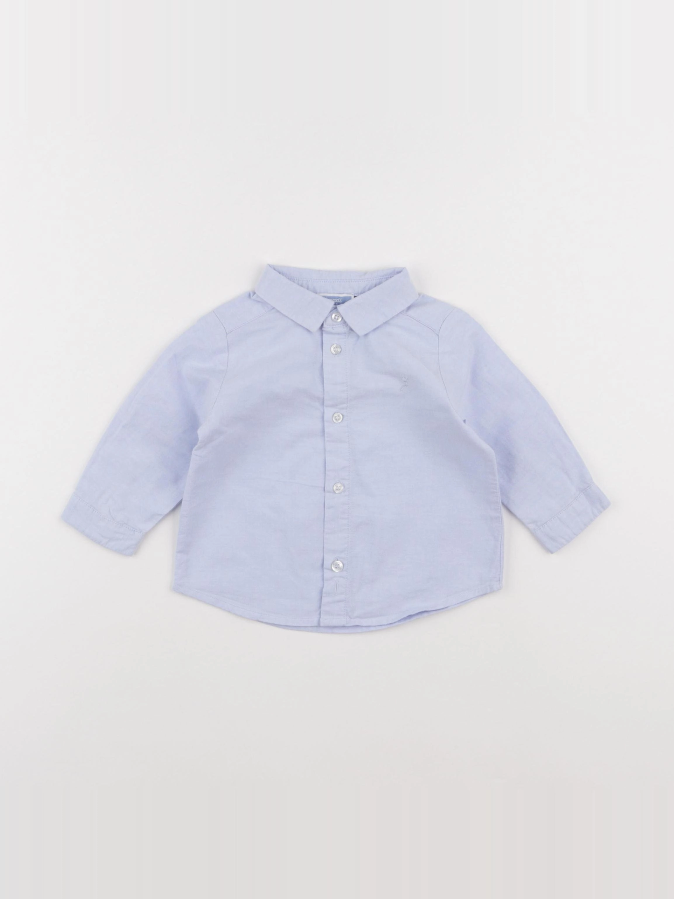 Jacadi - chemise bleu - 6 mois