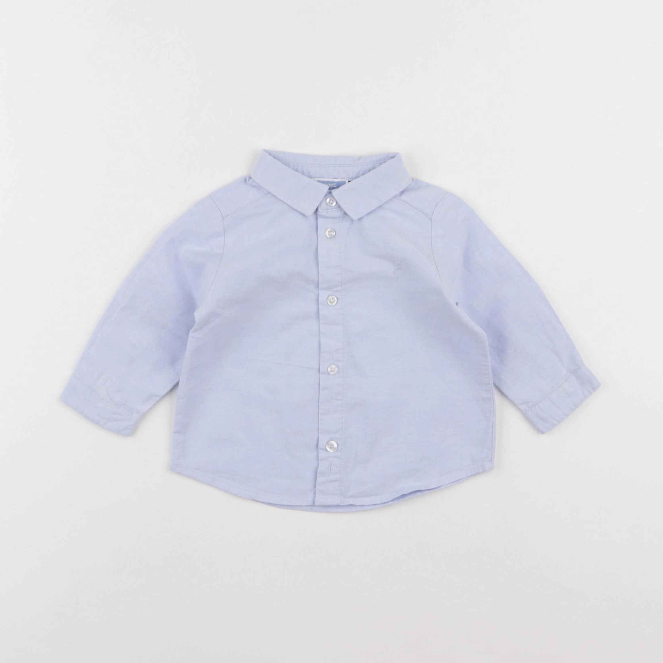 Jacadi - chemise bleu - 6 mois
