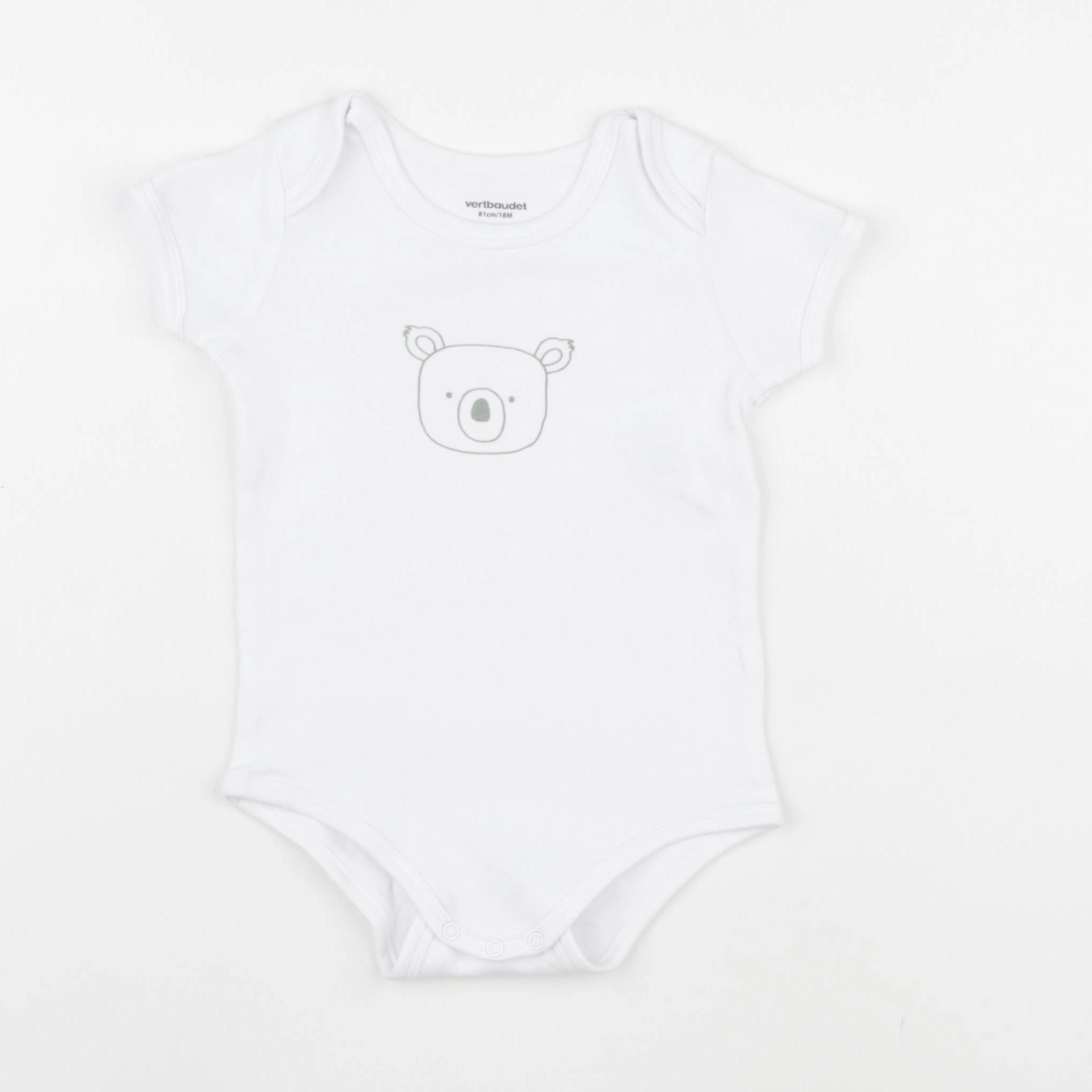 Vertbaudet - body blanc - 18 mois
