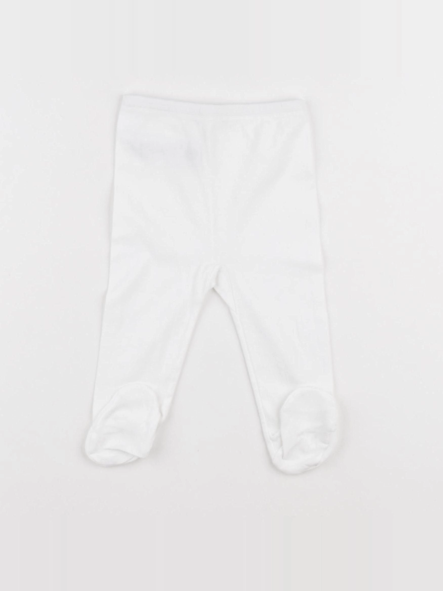 Petit Bateau - legging blanc - 6 mois