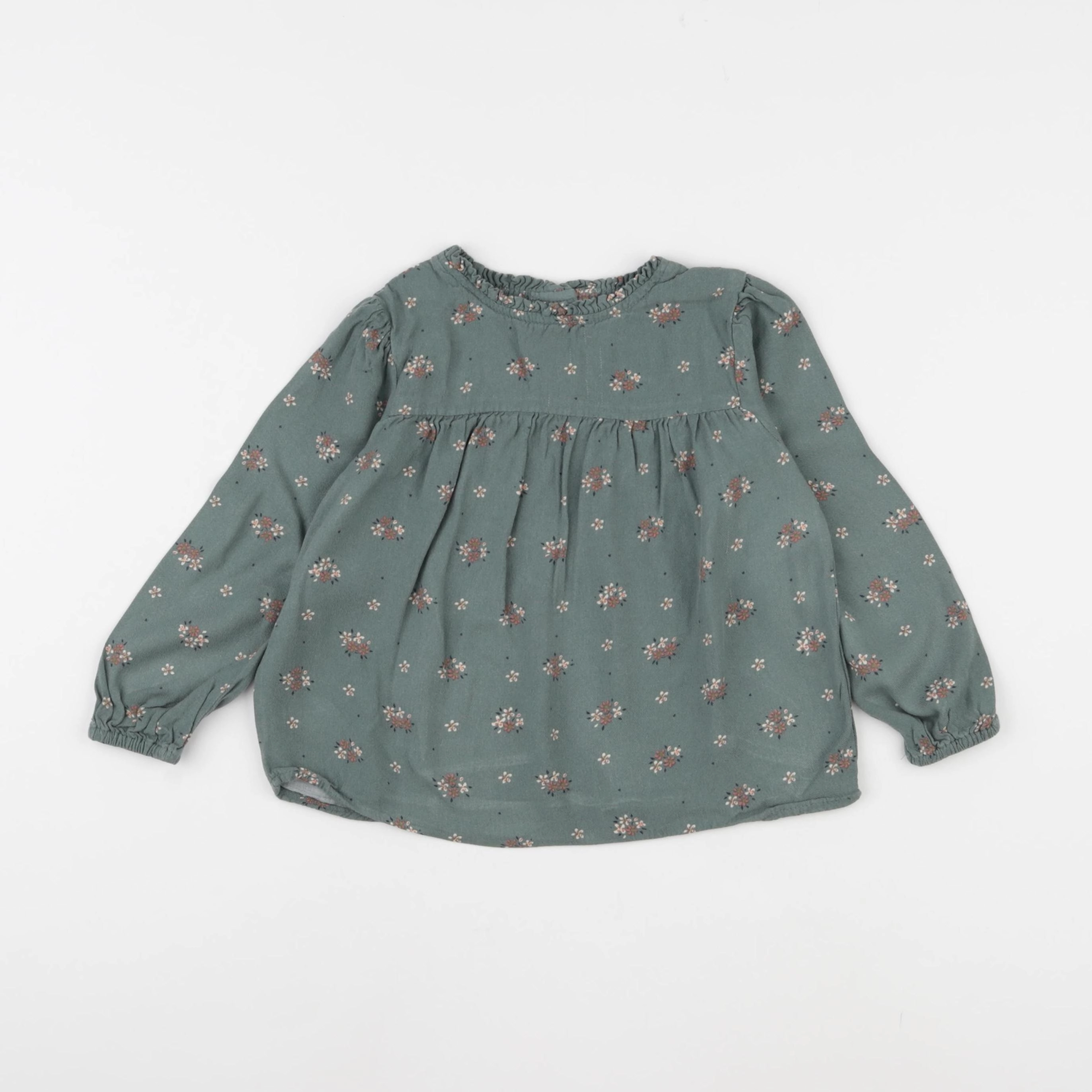 Vertbaudet - blouse vert - 4 ans