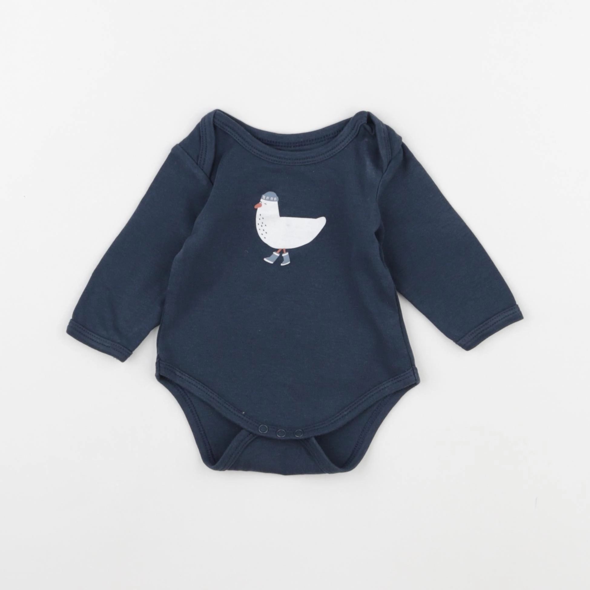 Vertbaudet - body bleu - 3 mois