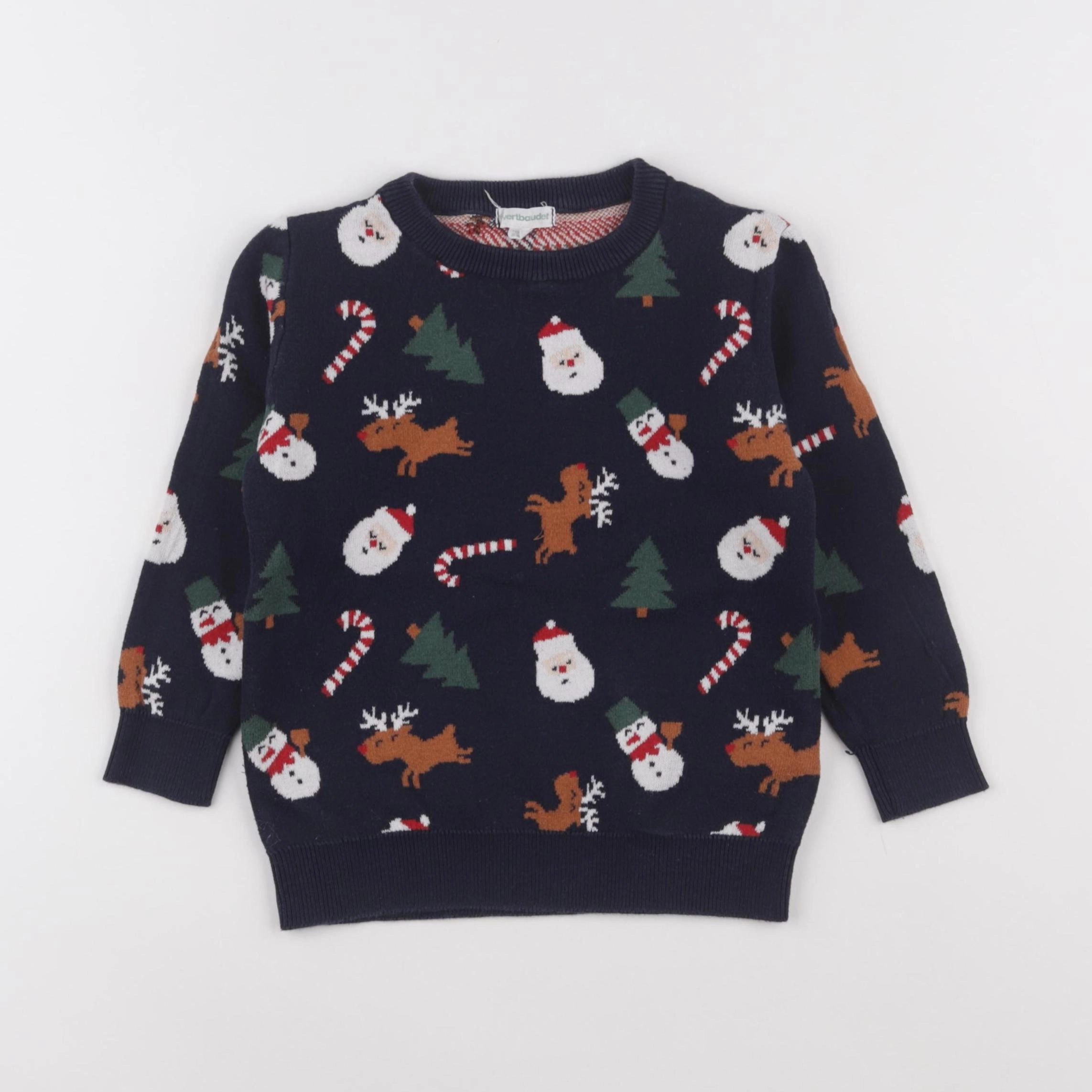 Vertbaudet - pull bleu - 5 ans