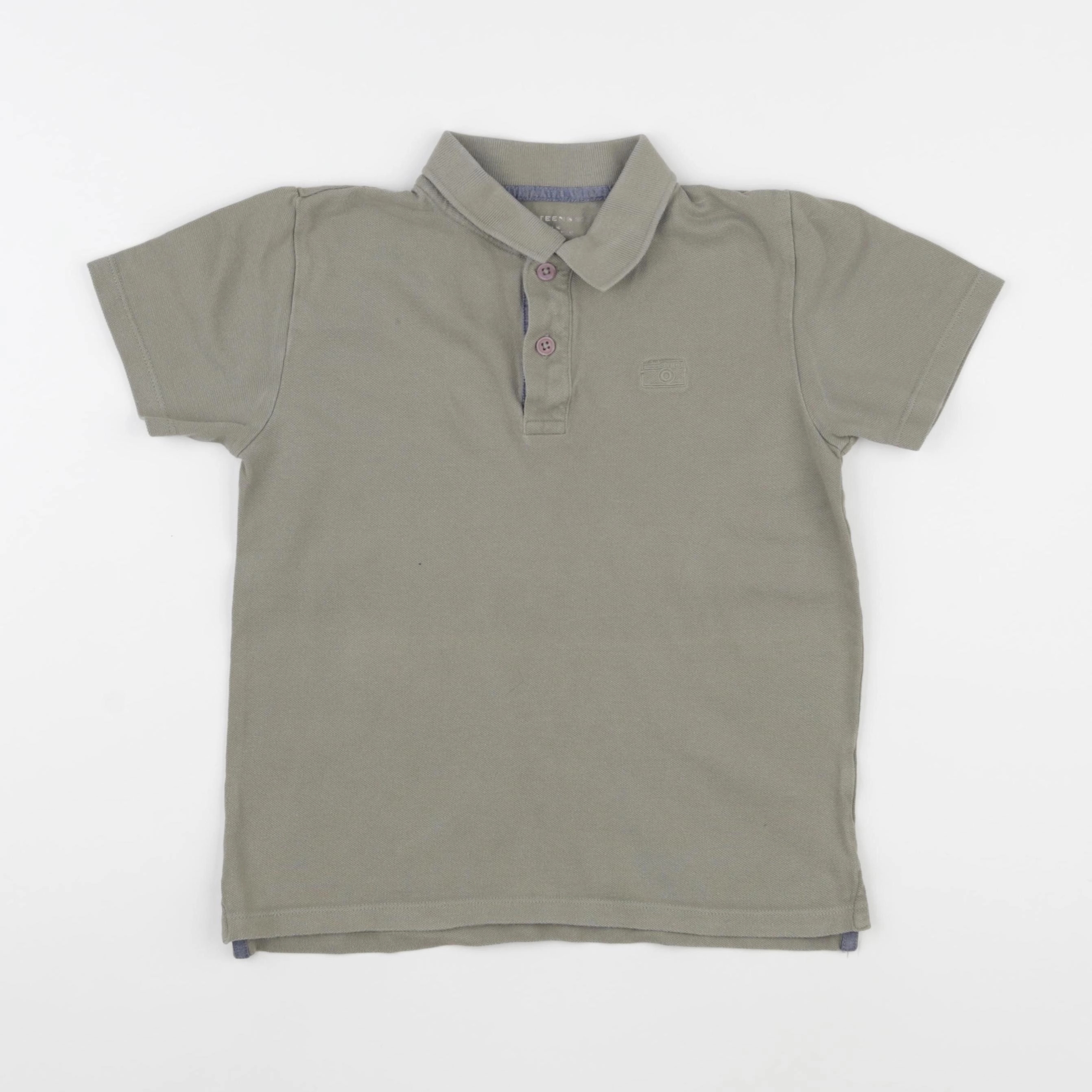 Monoprix - polo vert - 10 ans