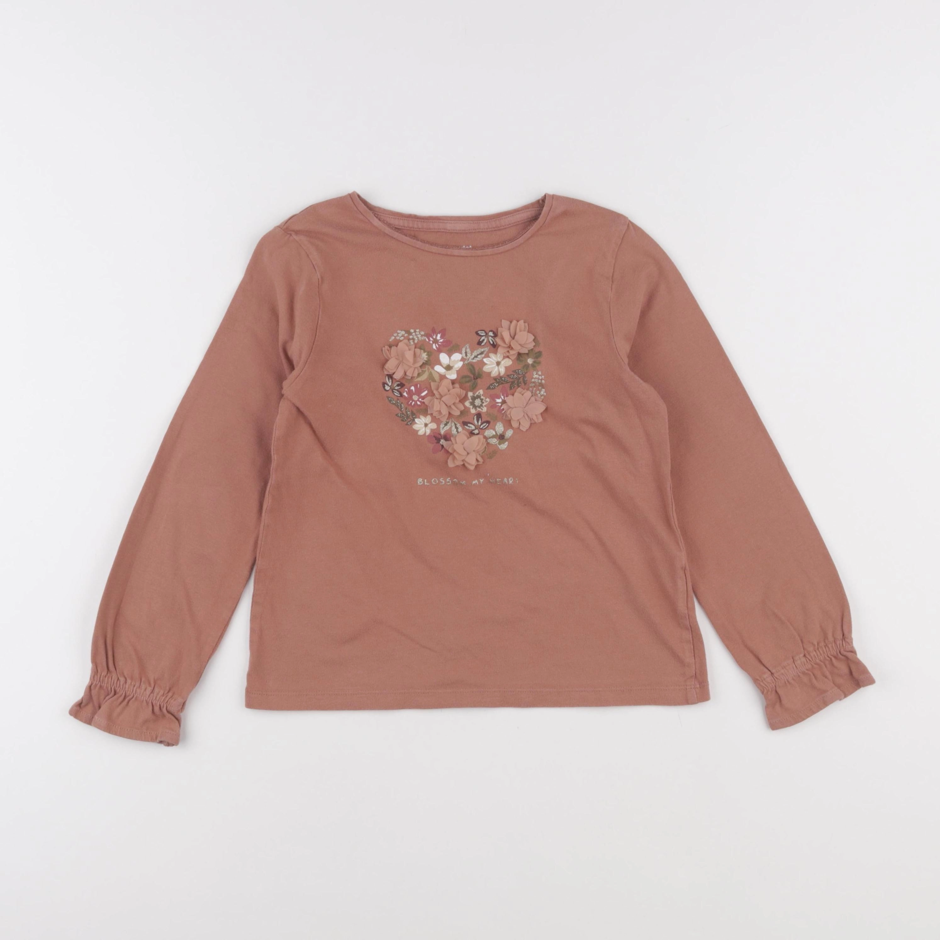 Vertbaudet - tee-shirt rose - 8 ans