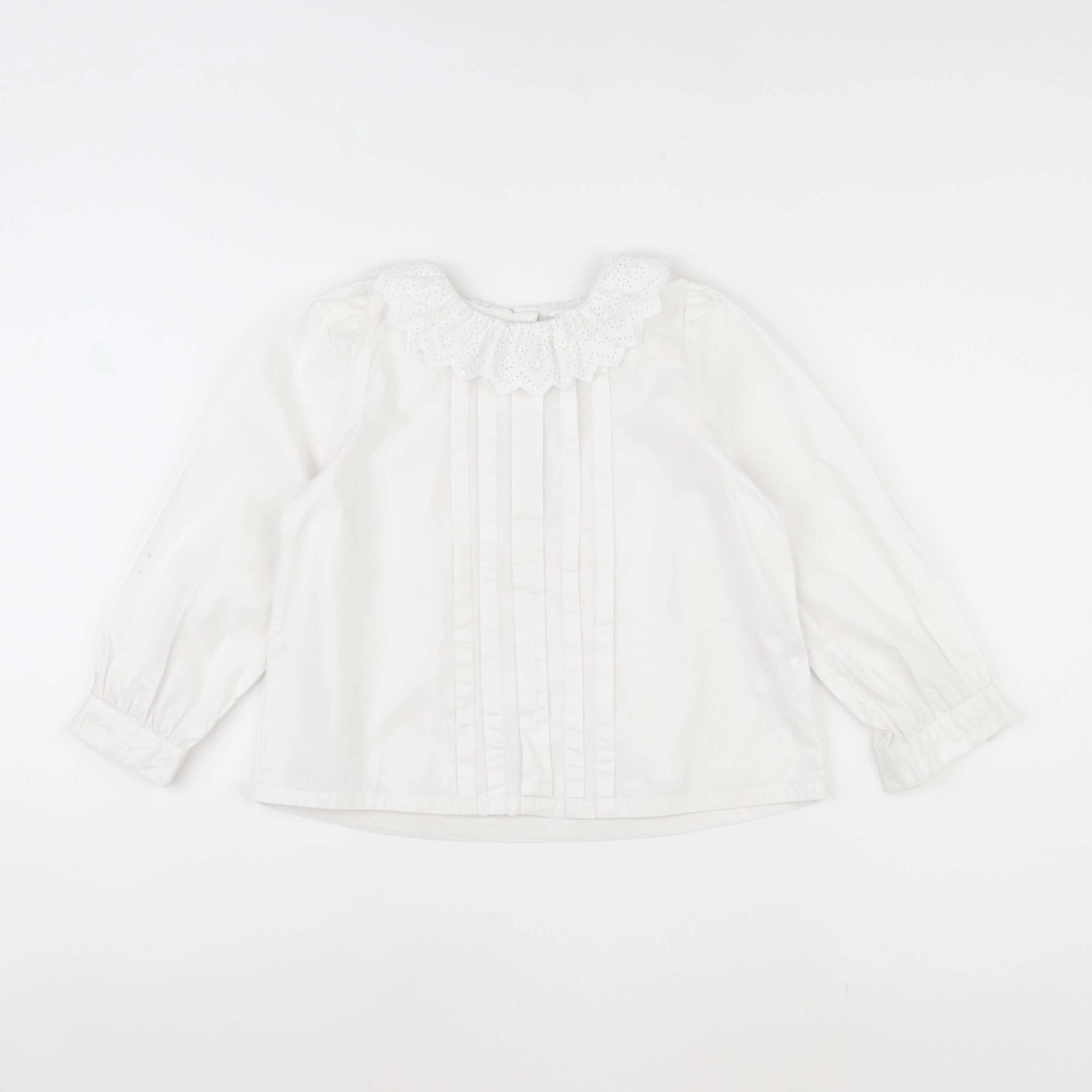 Monoprix - blouse blanc - 6 ans