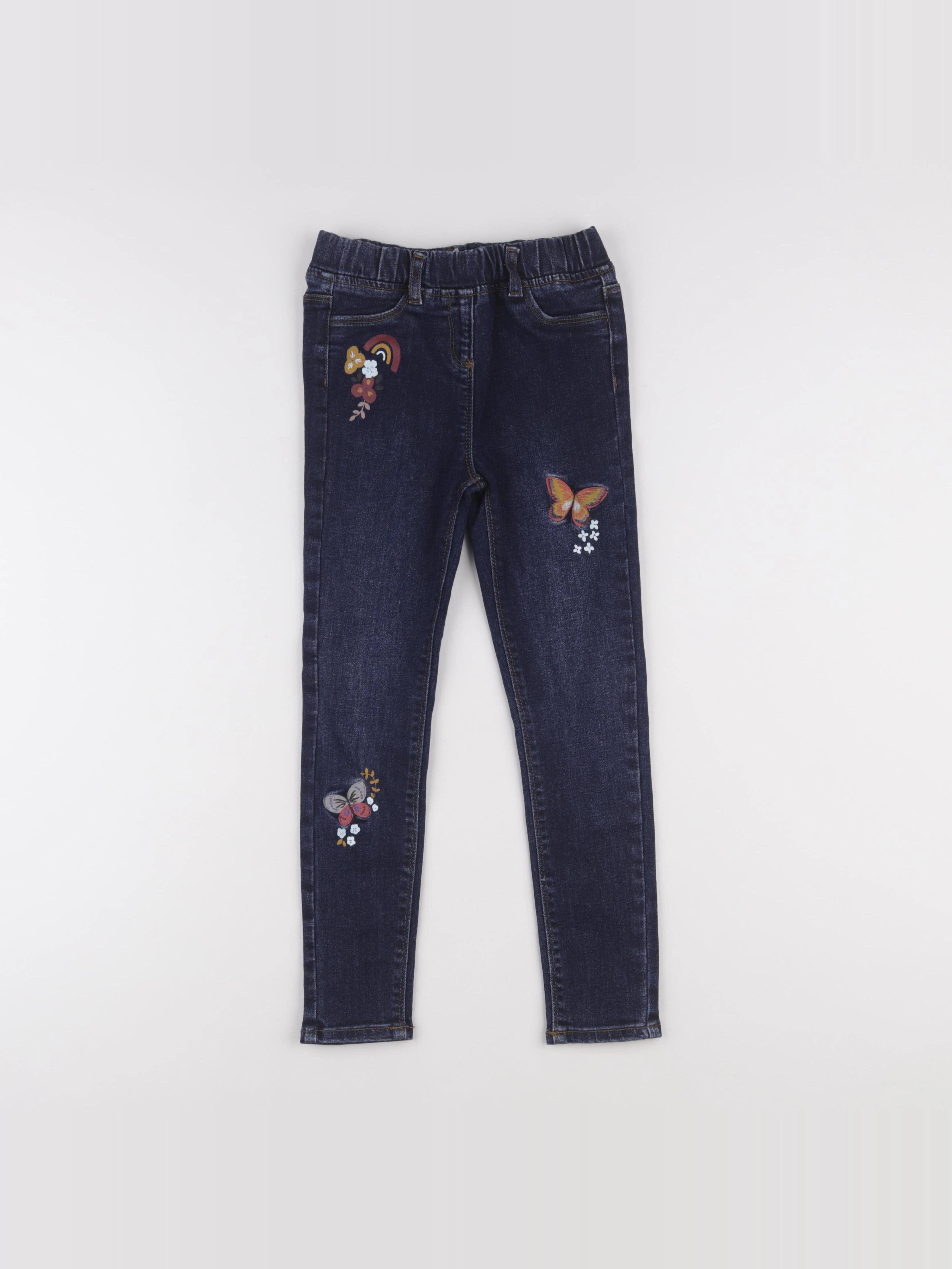 Vertbaudet - jegging bleu - 8 ans