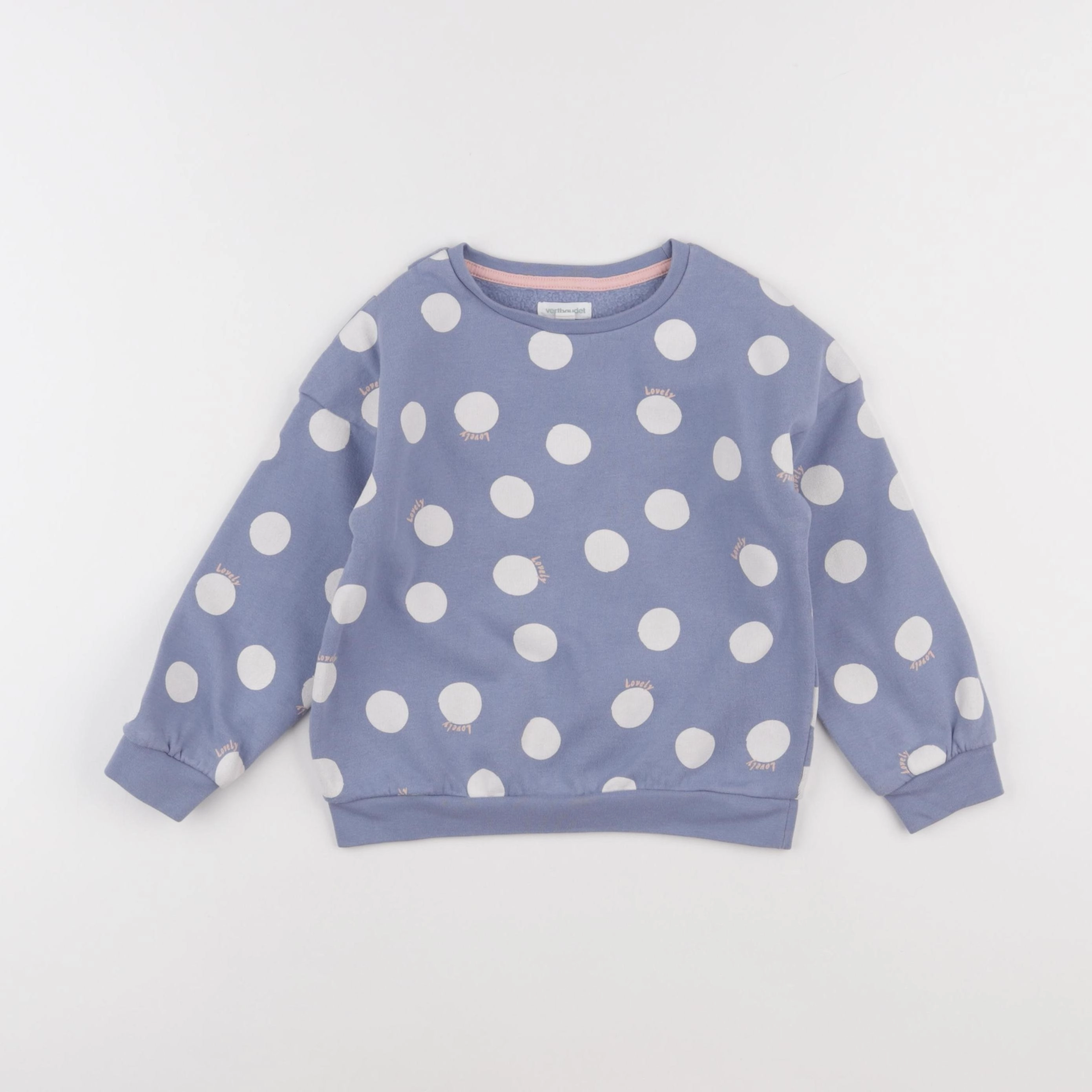 Vertbaudet - sweat bleu - 5 ans