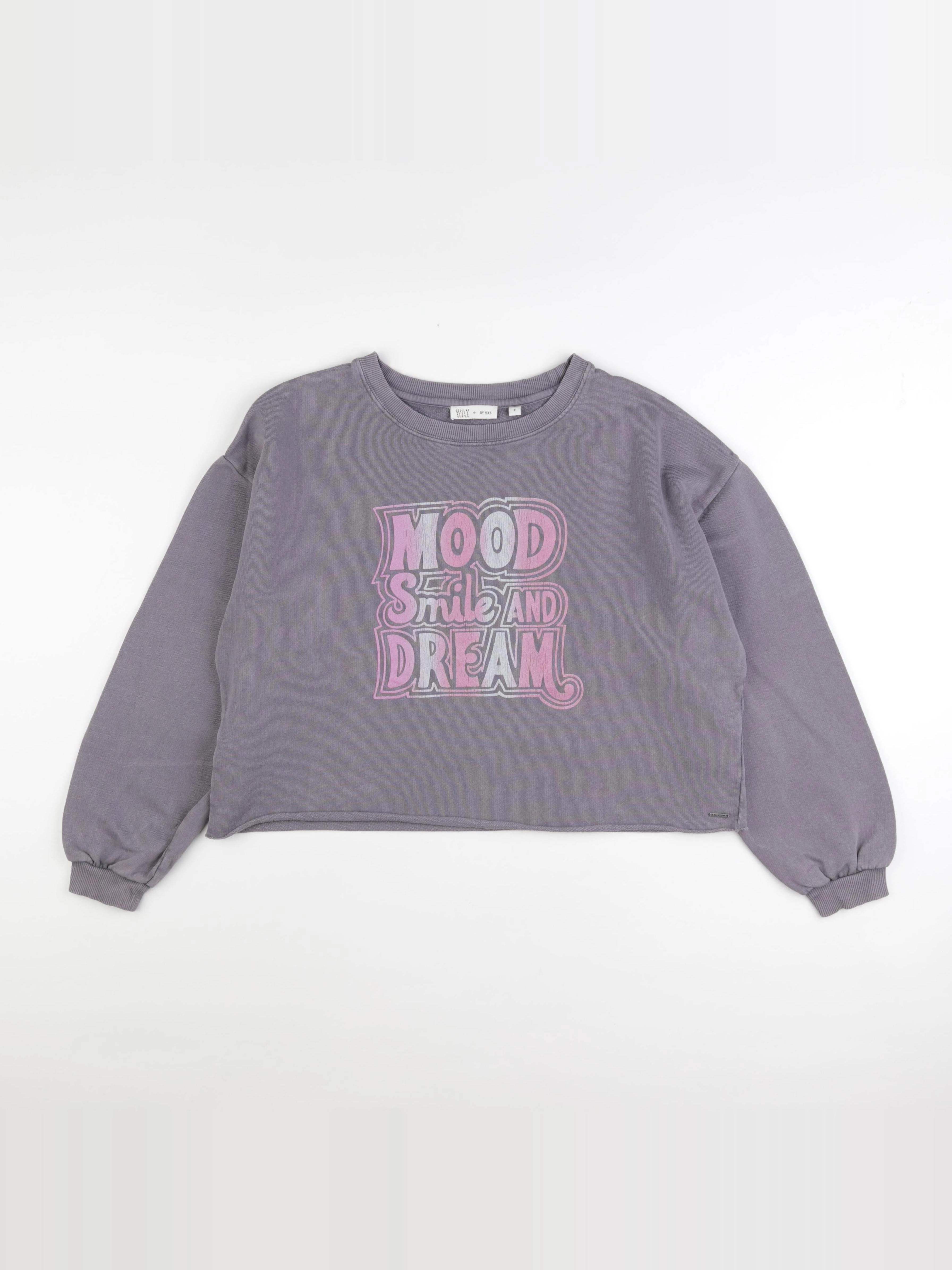 IKKS - sweat gris - 14 ans