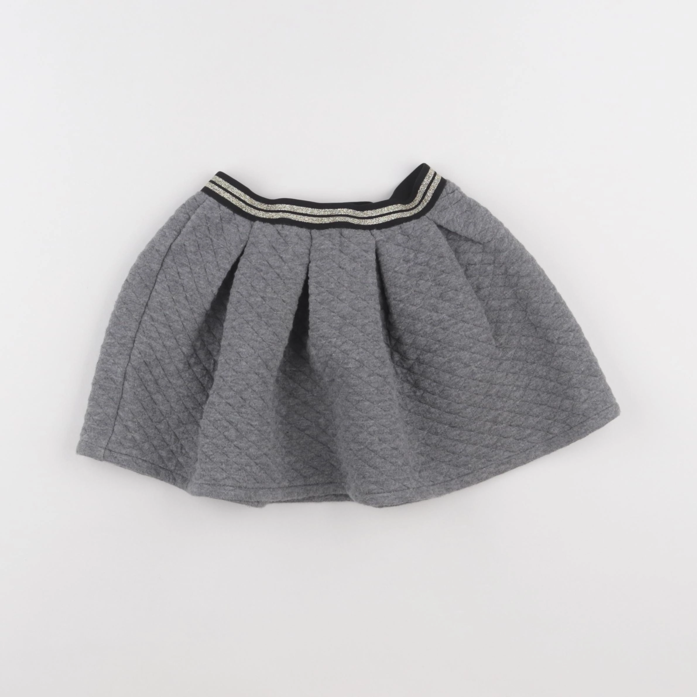 Vertbaudet - jupe gris - 6 ans