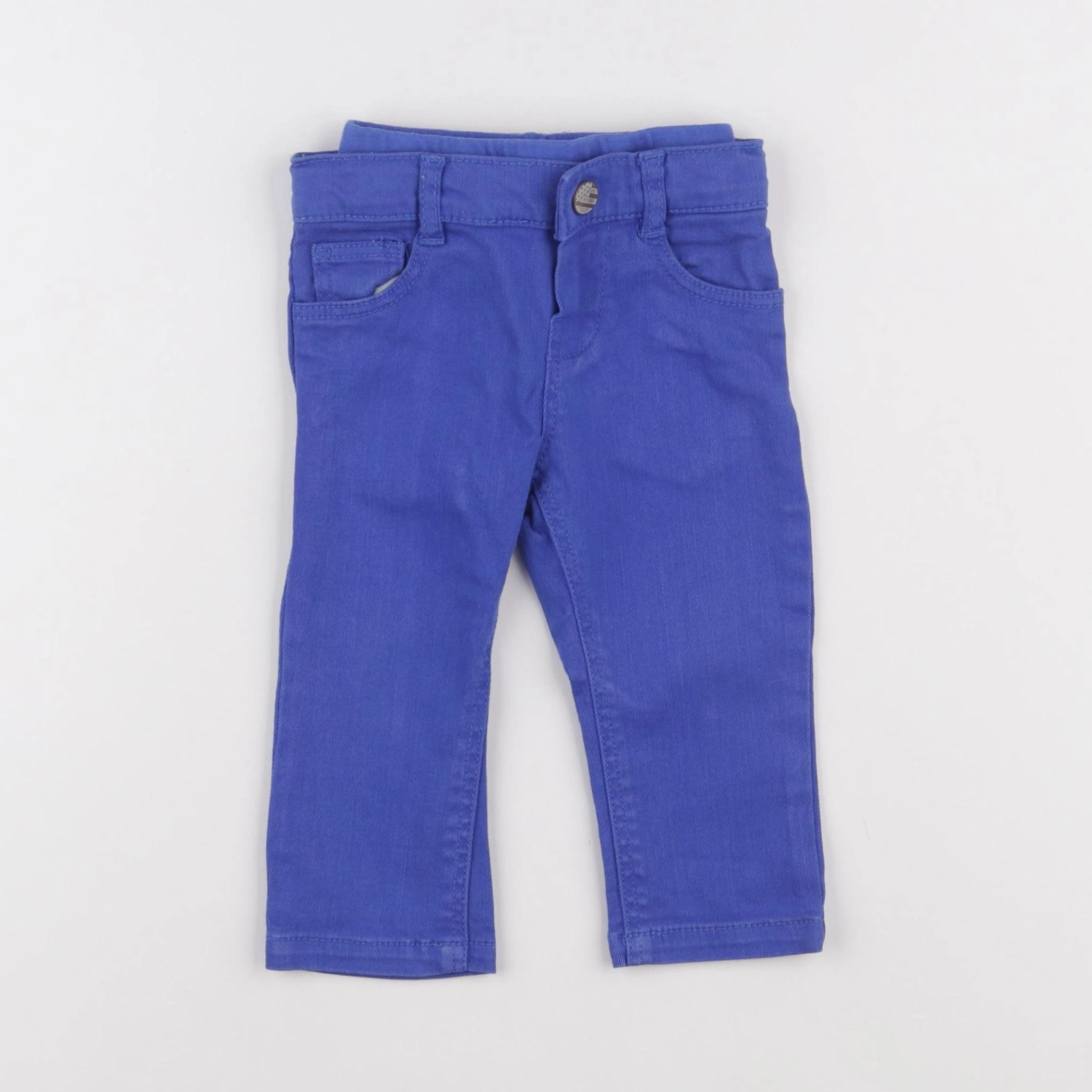 IKKS - pantalon bleu - 12 mois