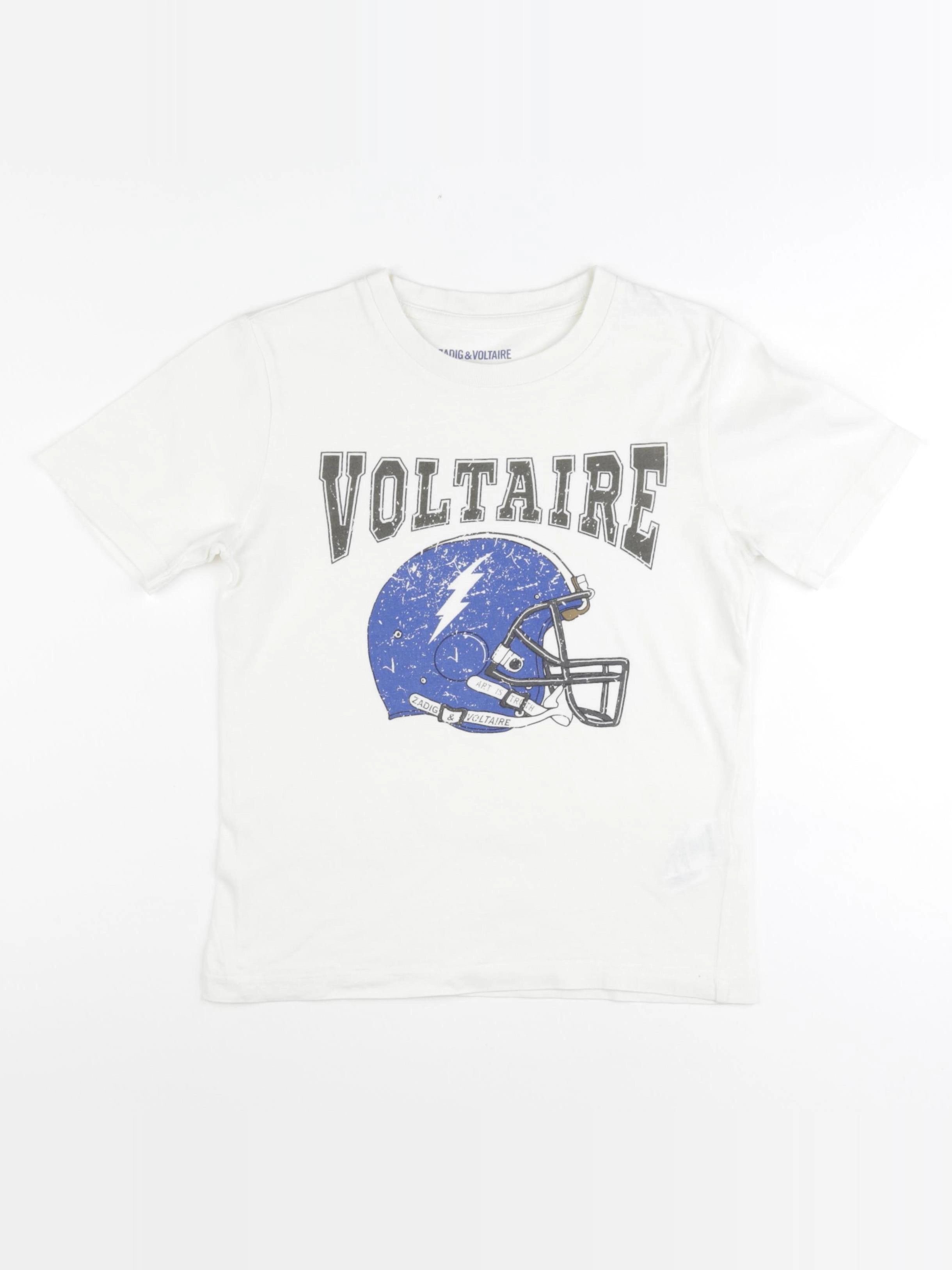 Zadig & Voltaire - tee-shirt blanc - 10 ans