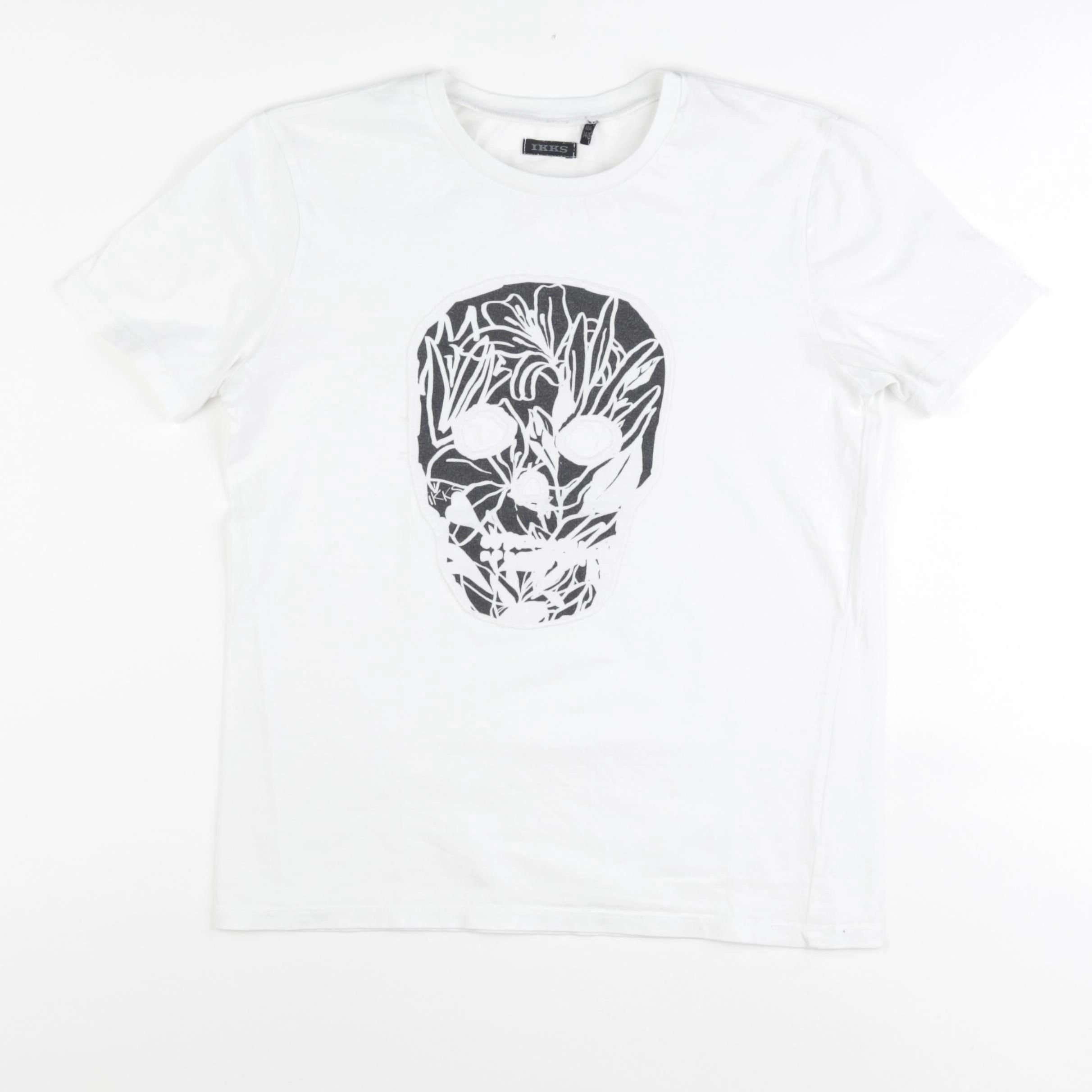 IKKS - tee-shirt blanc - 10 ans