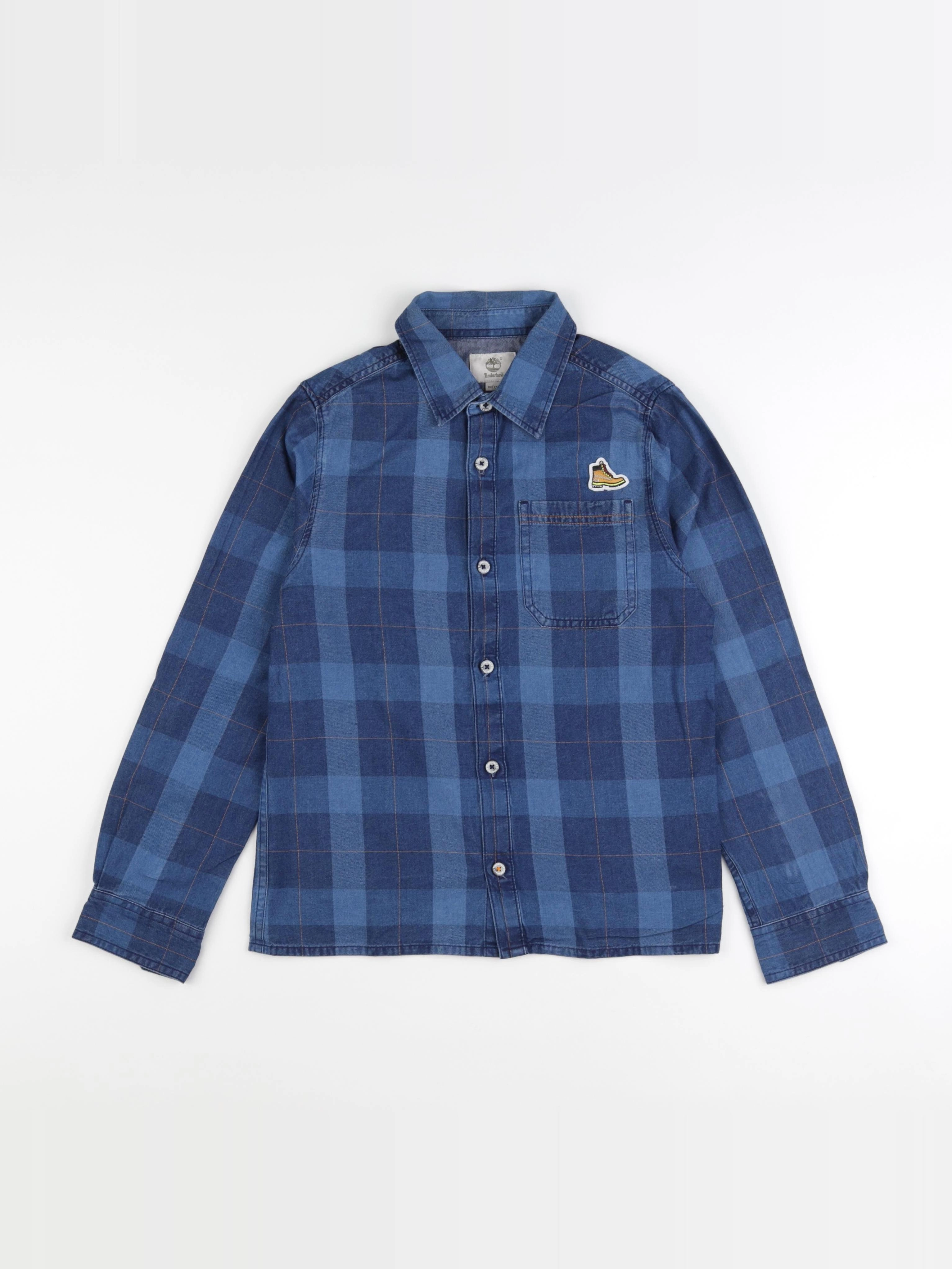 Timberland - chemise bleu - 10 ans