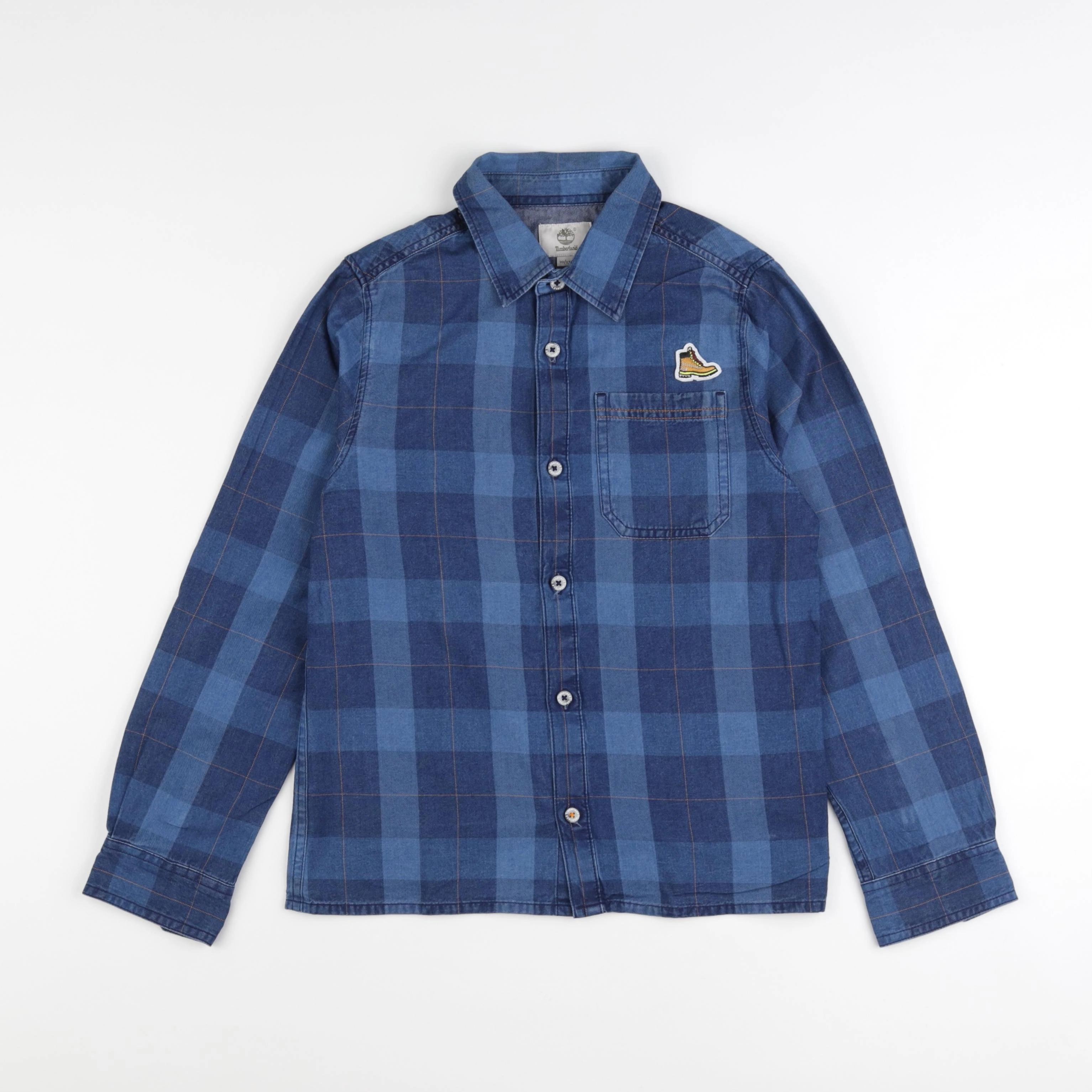 Timberland - chemise bleu - 10 ans