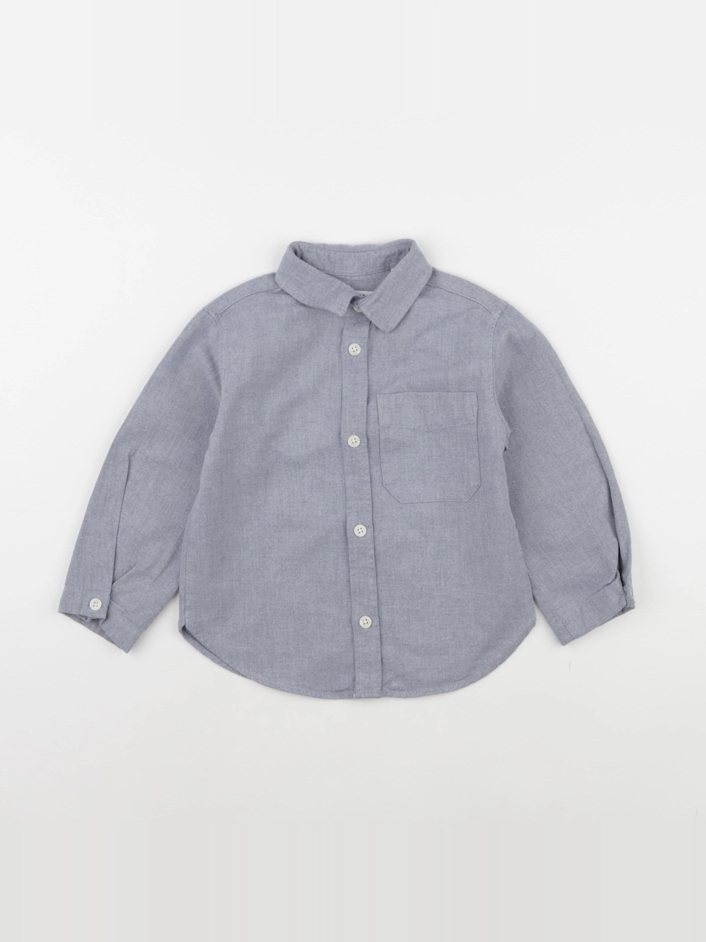 Zara - chemise bleu - 2/3 ans
