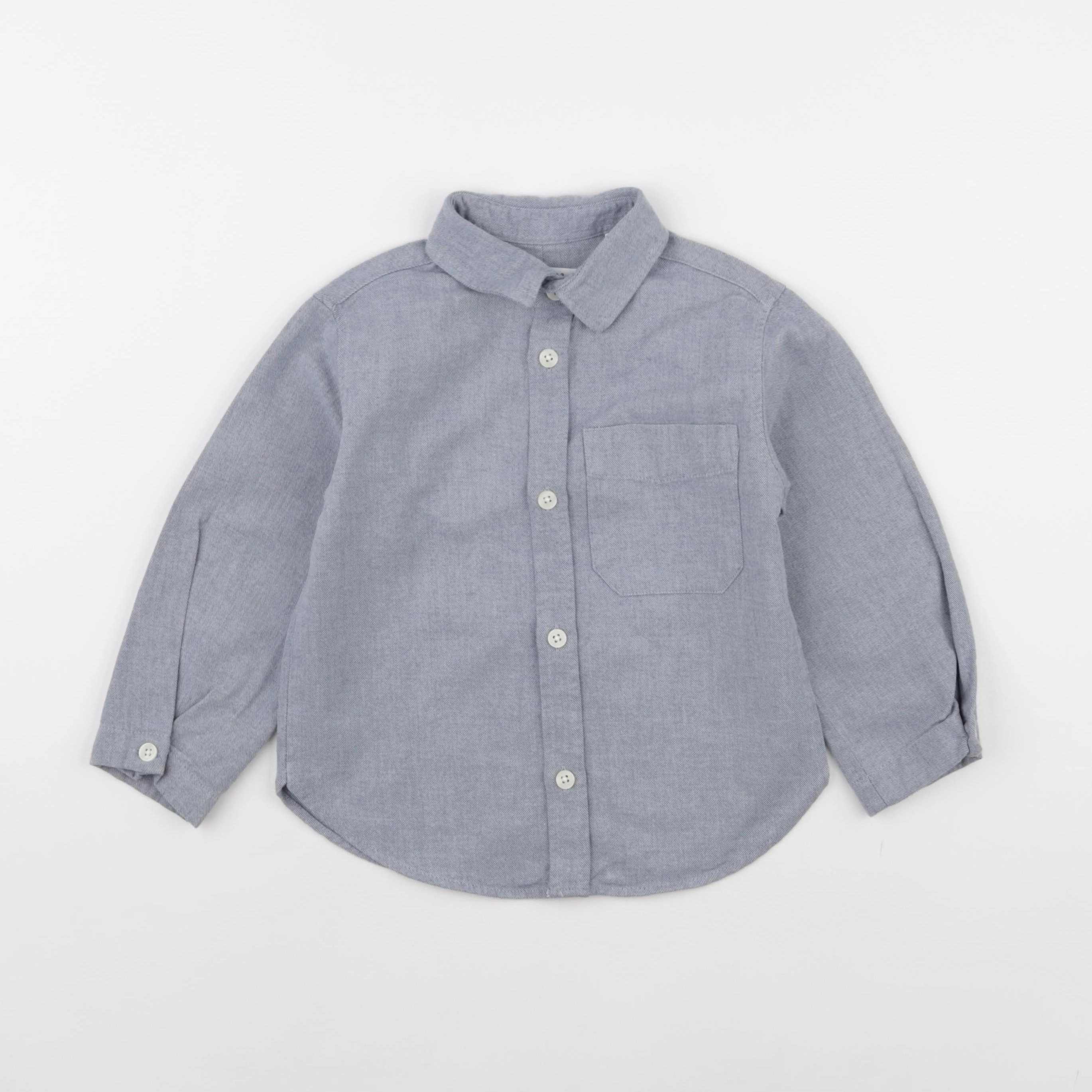 Zara - chemise bleu - 2/3 ans