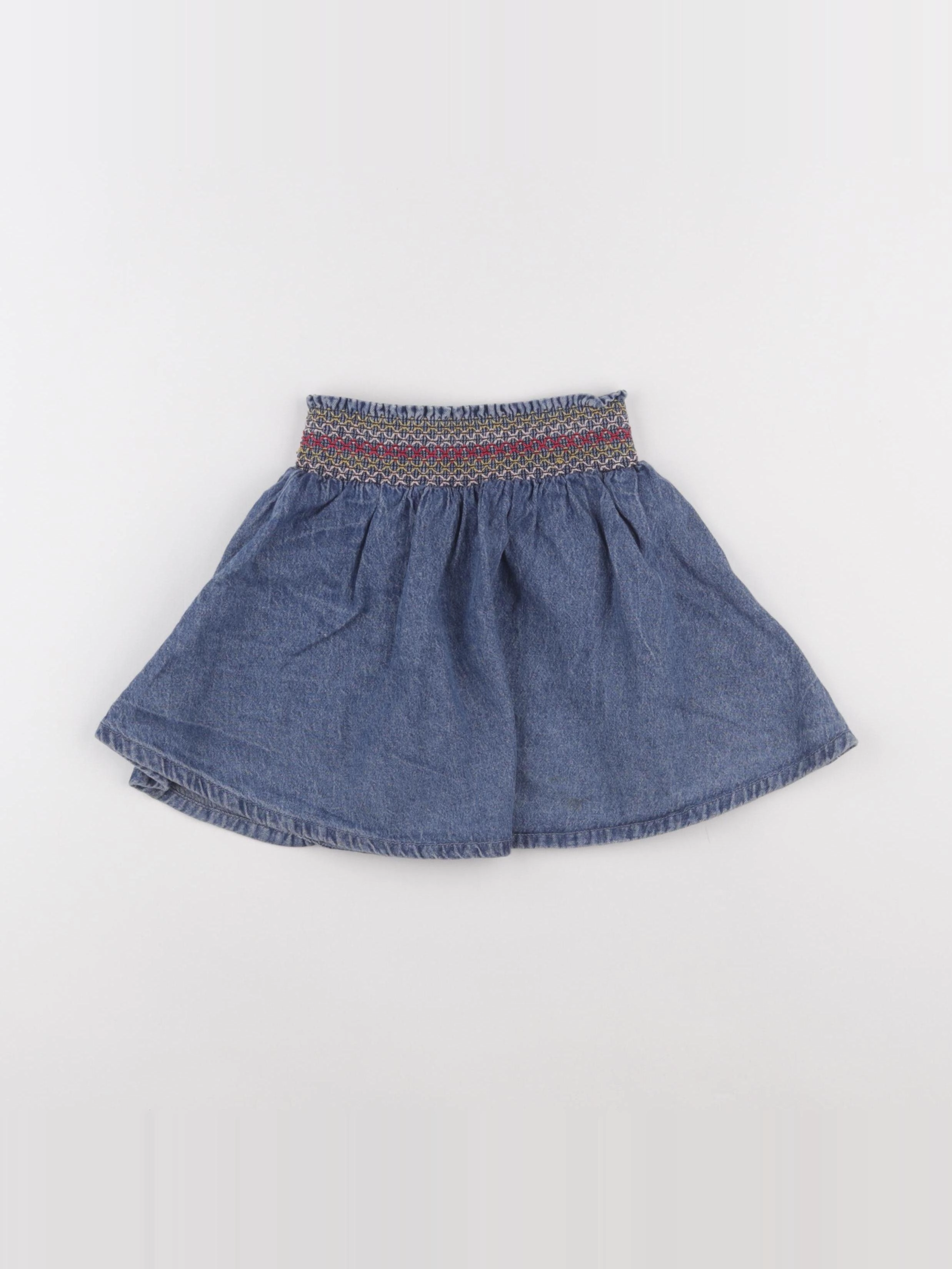 Monoprix - jupe bleu - 5 ans