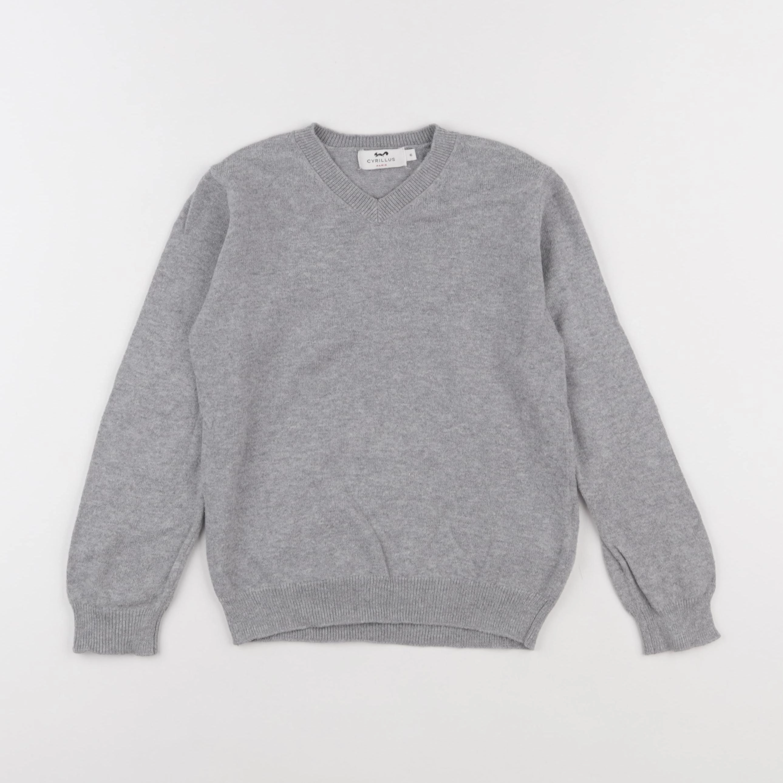 Cyrillus - pull gris - 6 ans