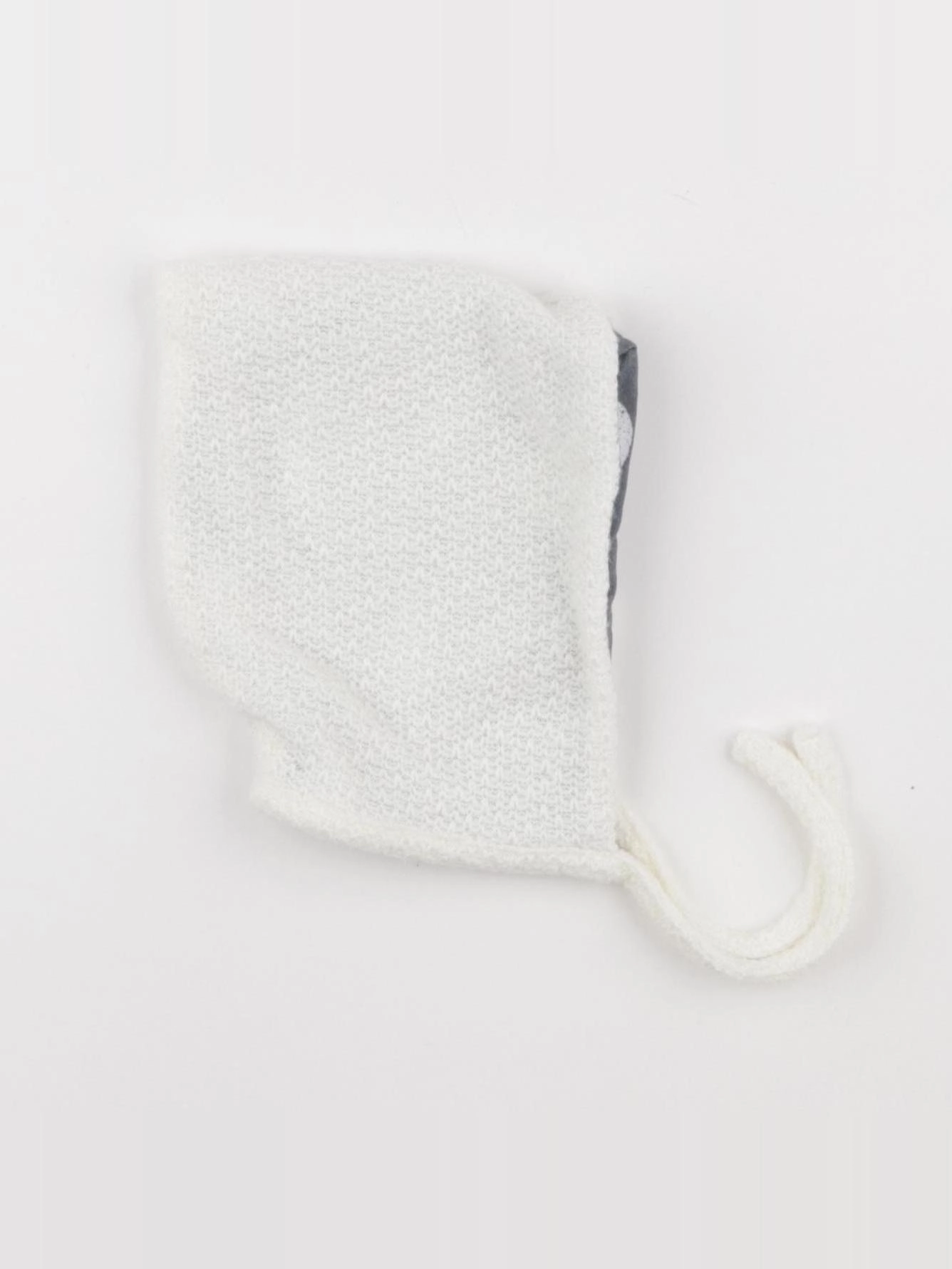Minabulle - bonnet blanc - 9/12 mois