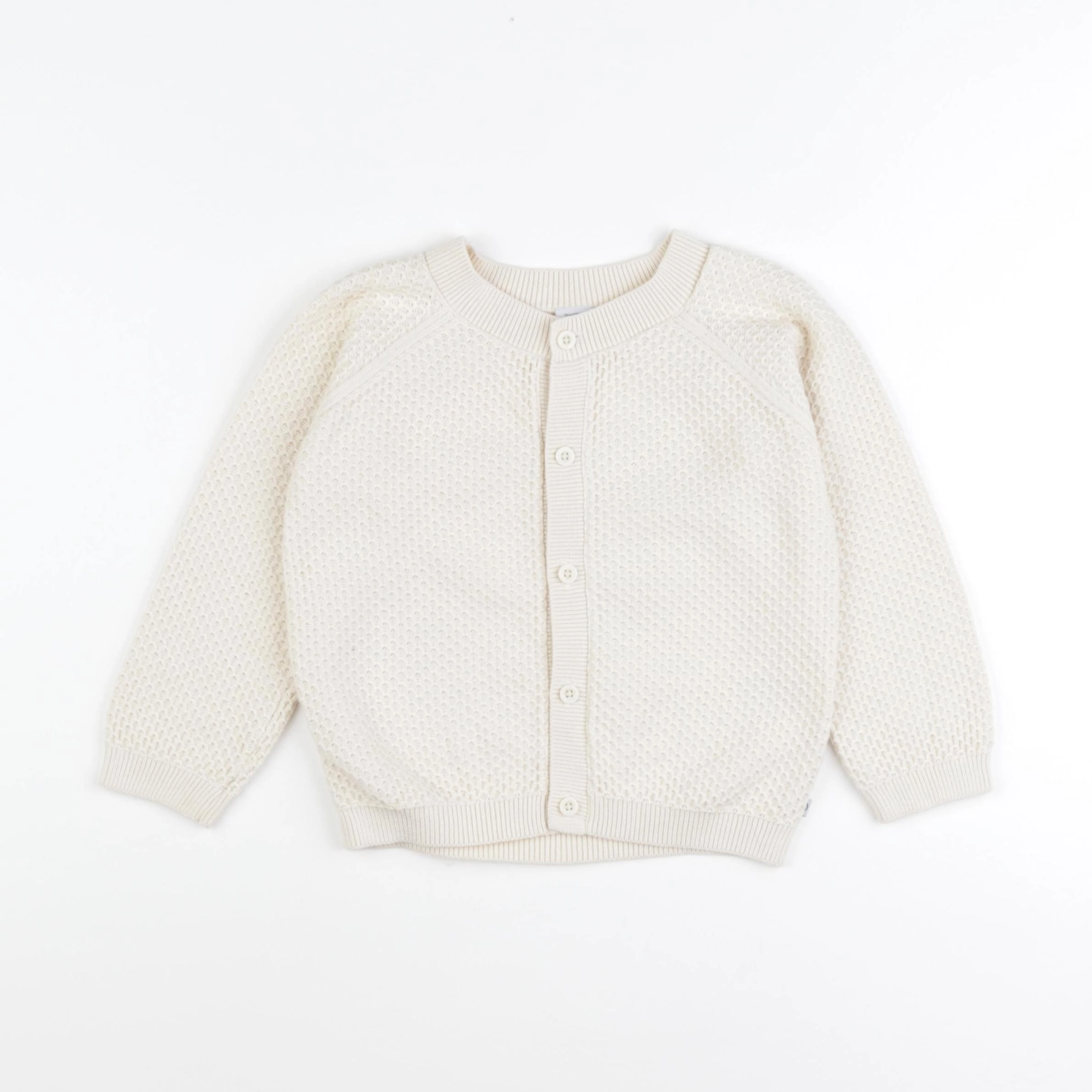 Petit Bateau - gilet beige - 36 mois