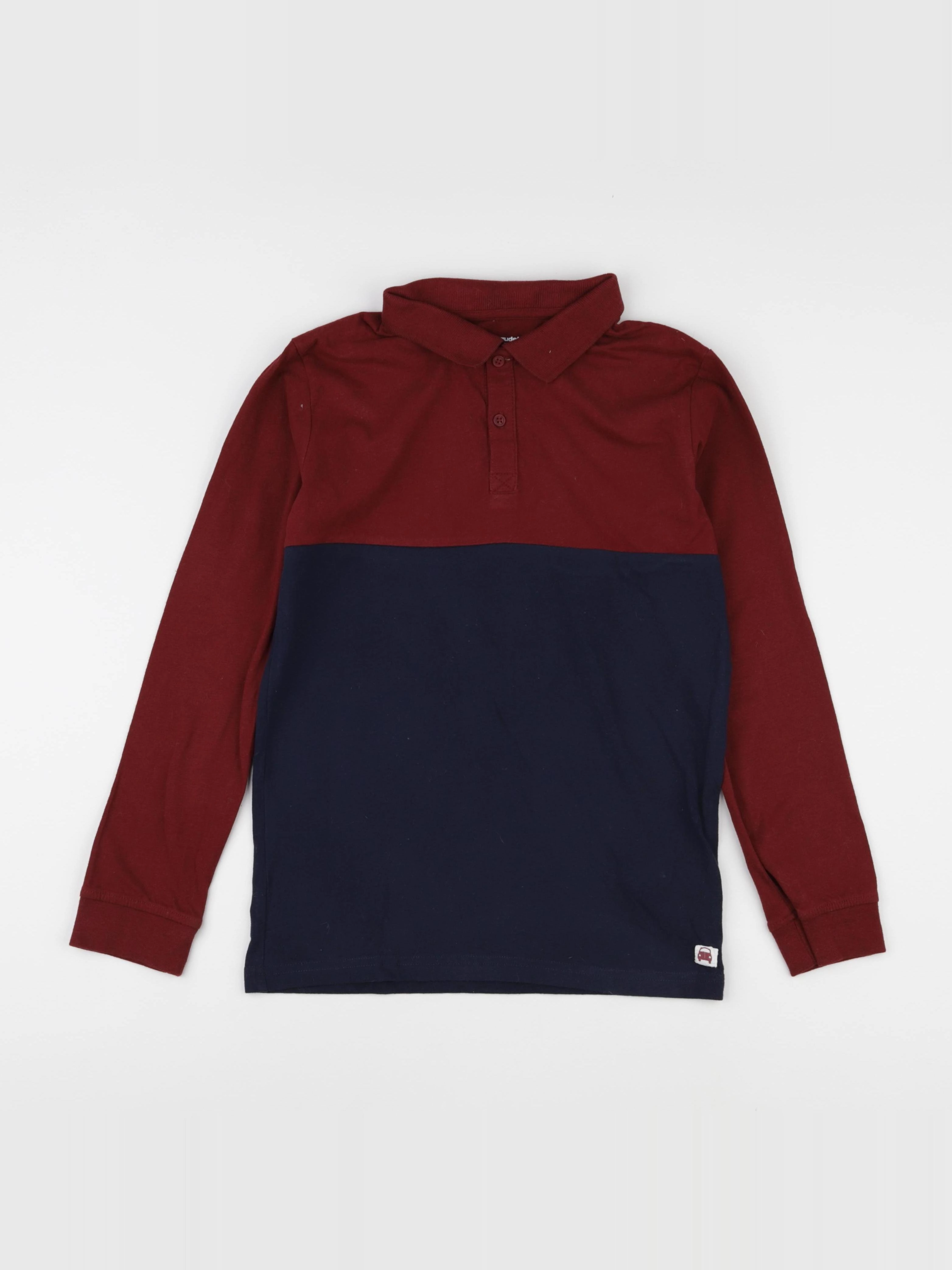 Vertbaudet - polo rouge - 12 ans
