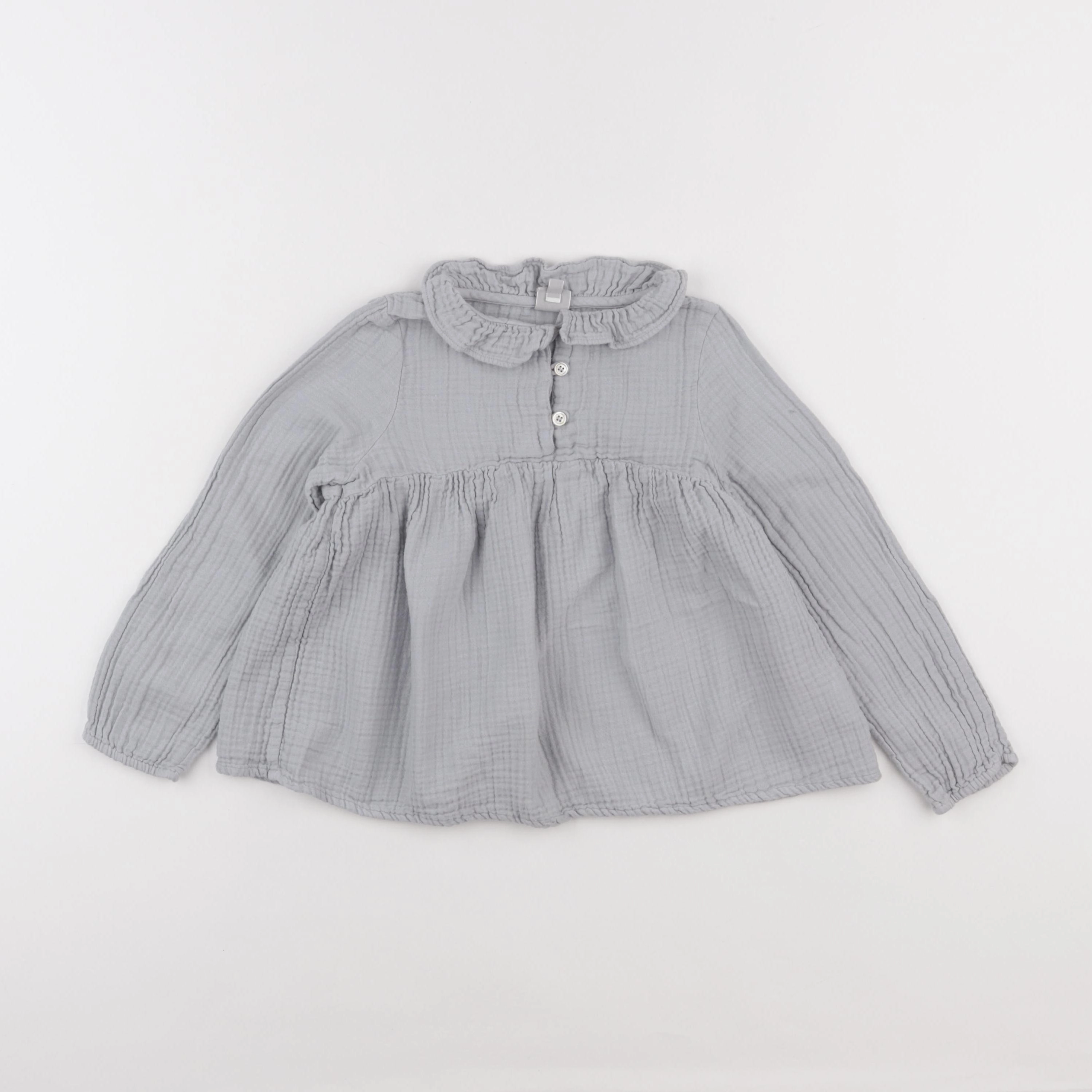 Bonton - blouse bleu - 6 ans
