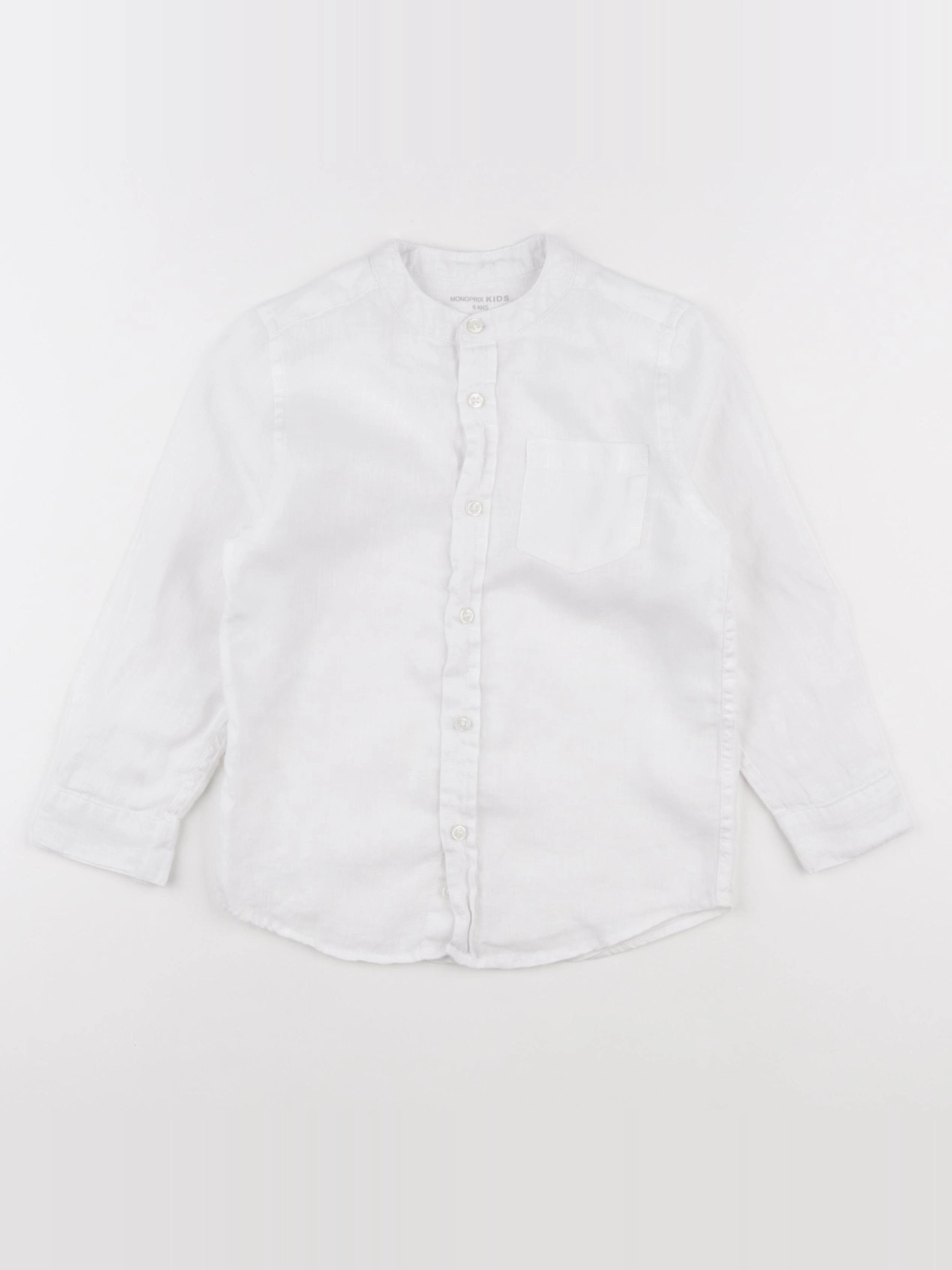 Monoprix - chemise blanc - 6 ans