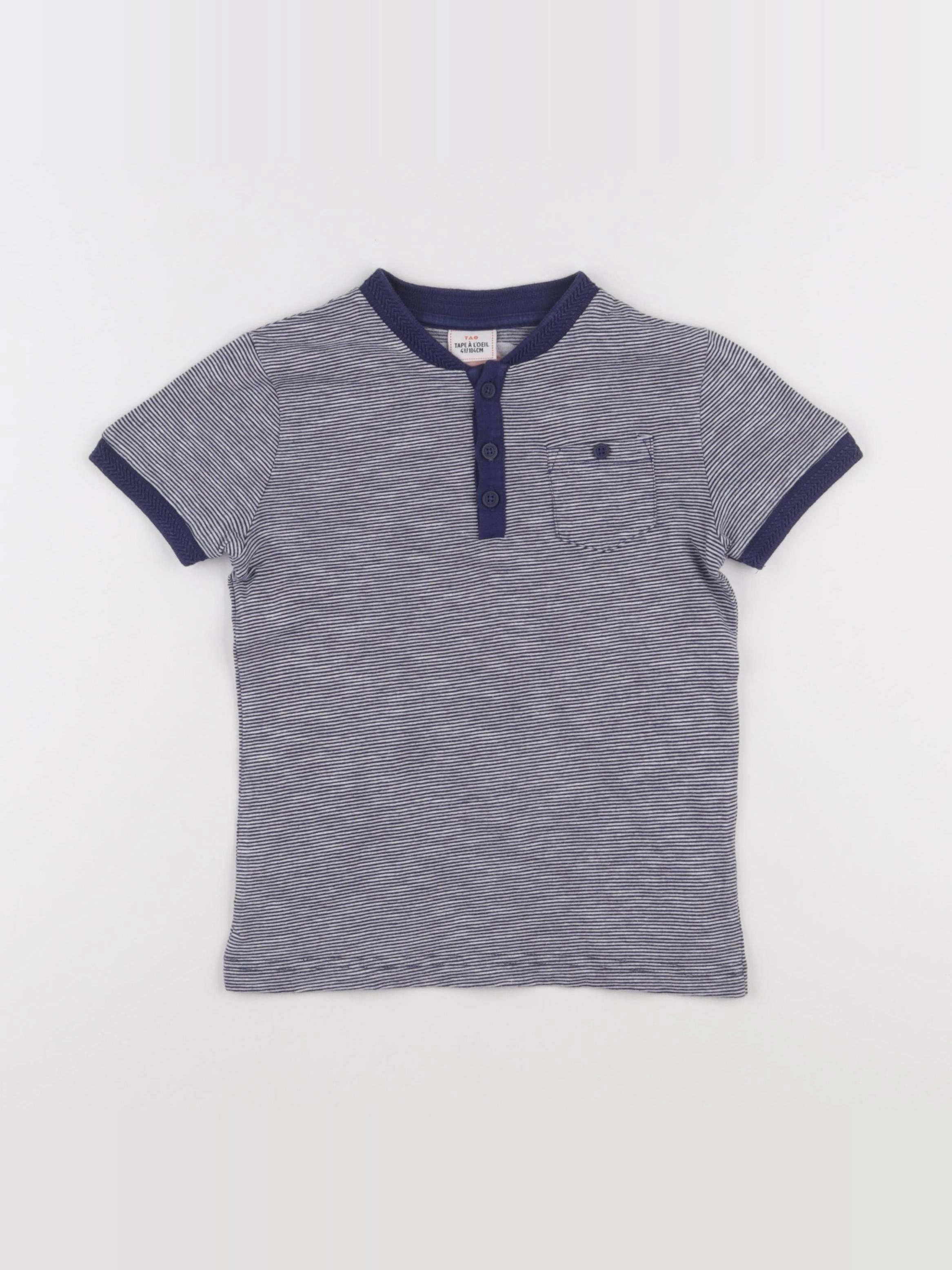 Tape à l'oeil - tee-shirt bleu - 4 ans