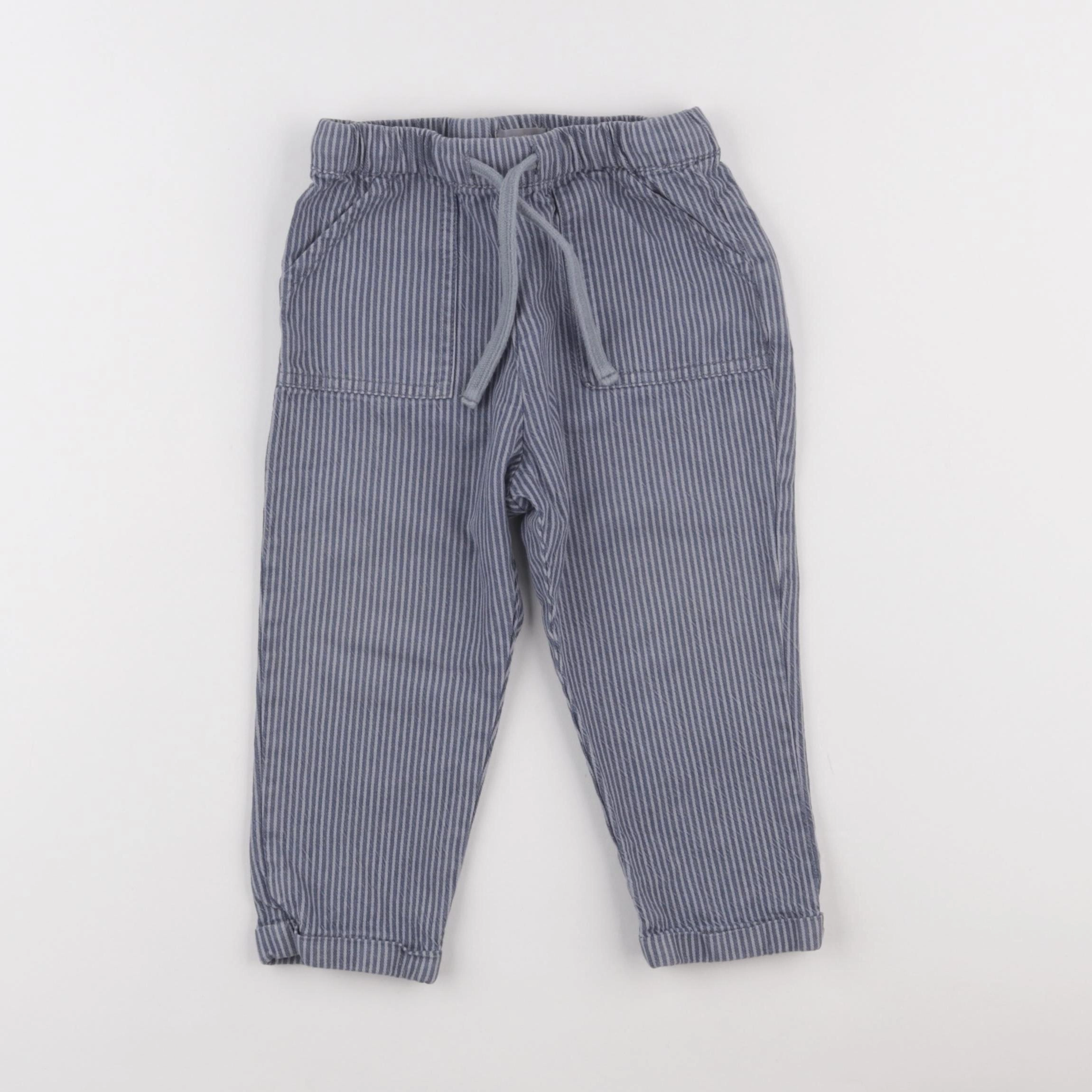 Boutchou - pantalon bleu - 24 mois